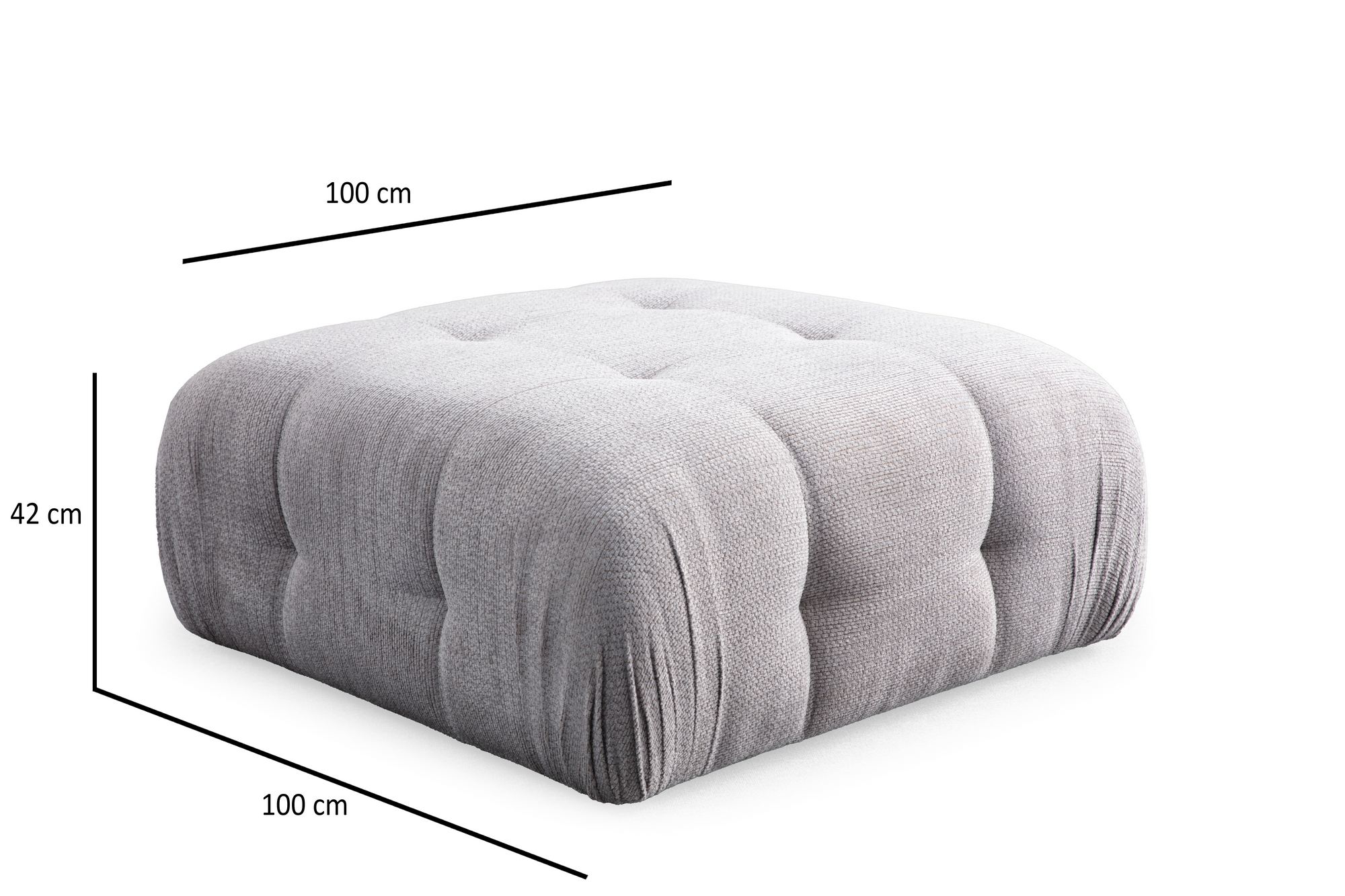 Rohová pohovka AMARIS 2 Seater With Pouffe ASIRGROUP (foto 50)