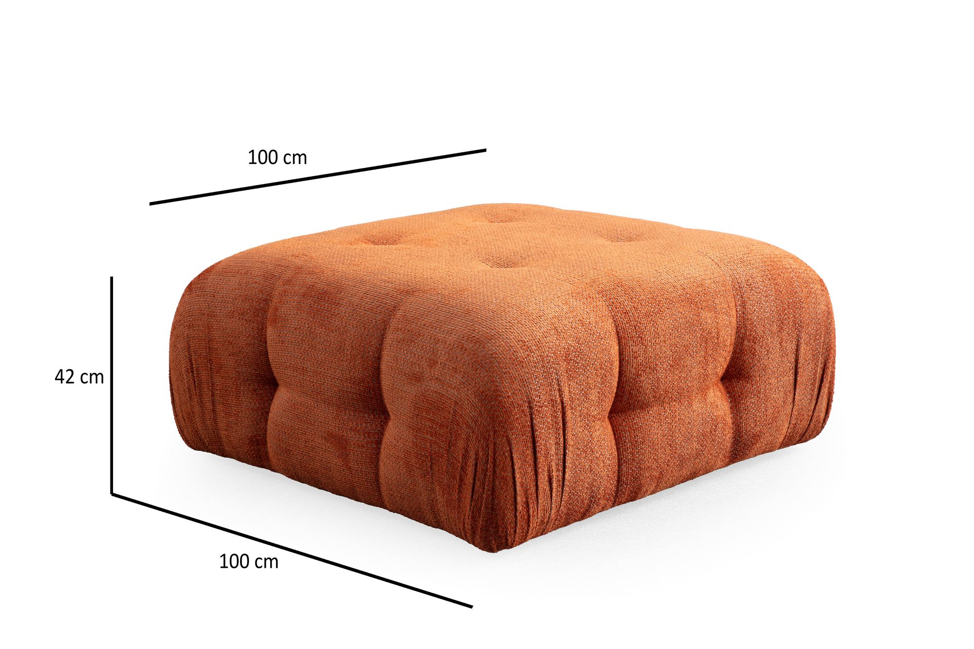 Rohová pohovka AMARIS 3 Seater With Pouffe ASIRGROUP (foto 28)