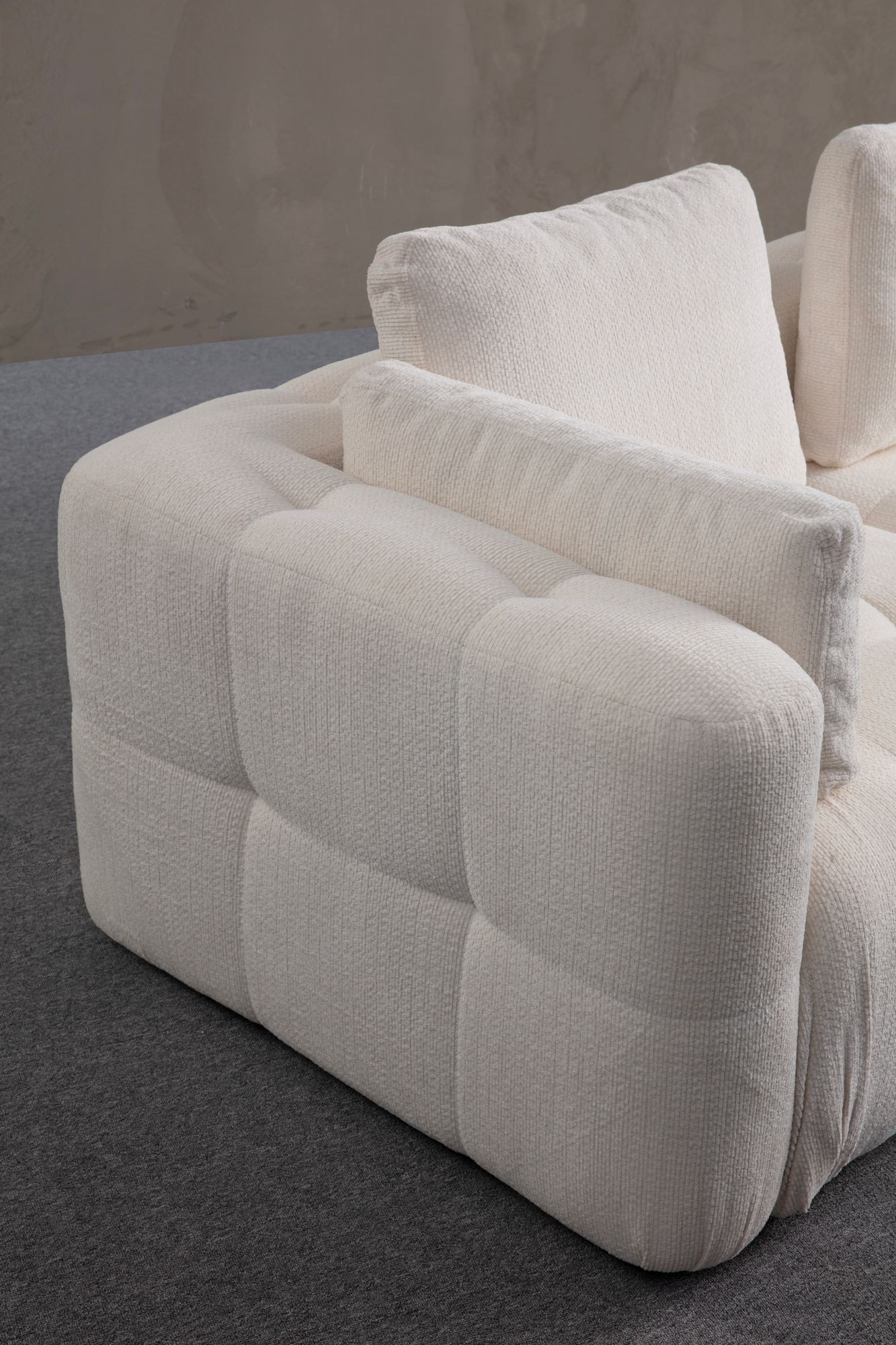 Pohovka trojmístná AMARIS 3 Seater -White ASIRGROUP (foto 3)