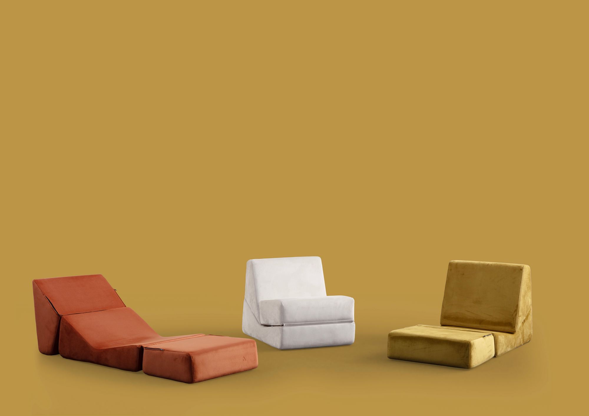 Kreslo Origami Convertable – Krémová