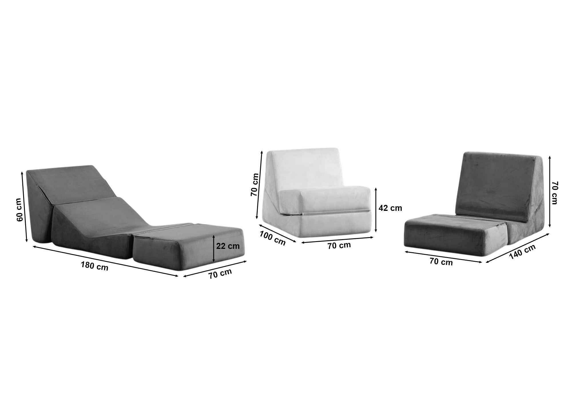 Kreslo Origami Convertable – Horčicová