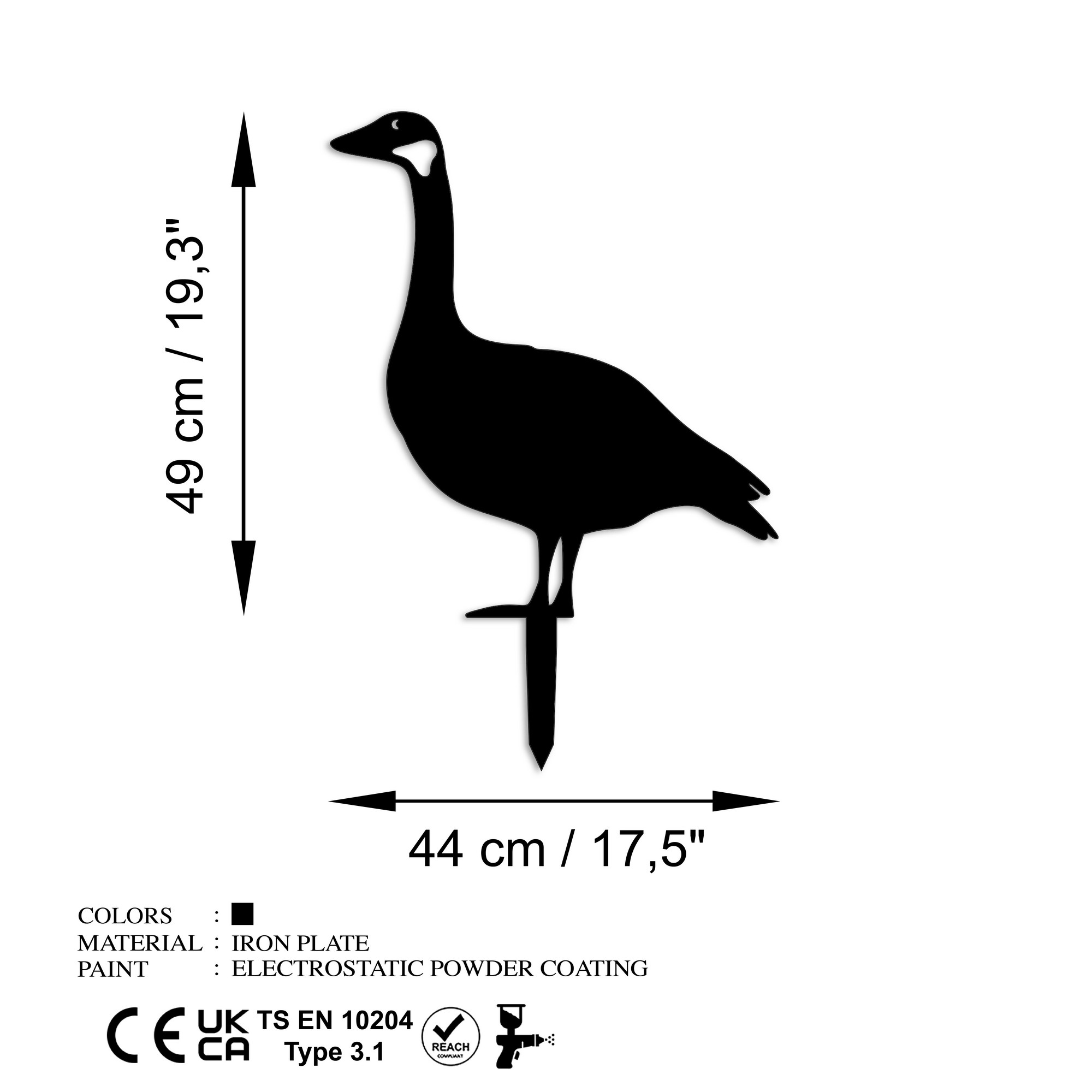 Zahradní dekorace GOOSE ASIRGROUP (foto 996)