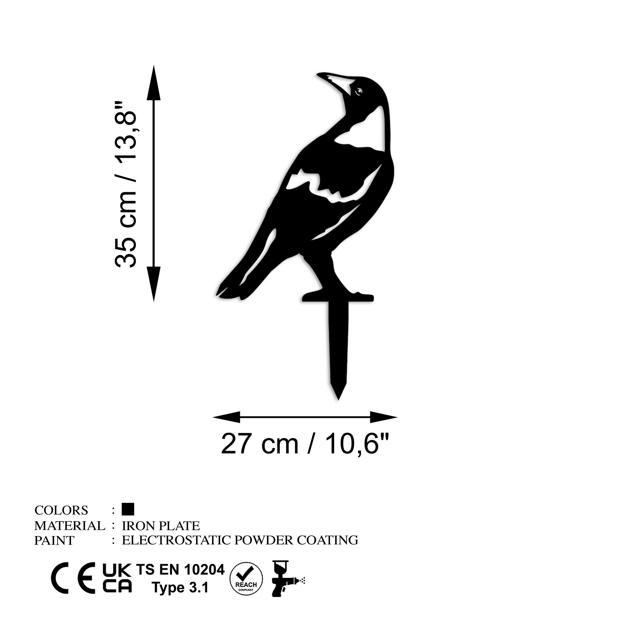 Zahradní dekorace BIRD ASIRGROUP (foto 12)