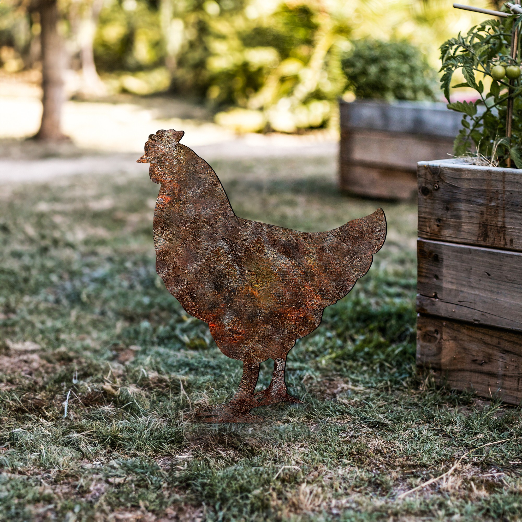 Zahradní dekorace CHICKEN ASIRGROUP (foto 703)