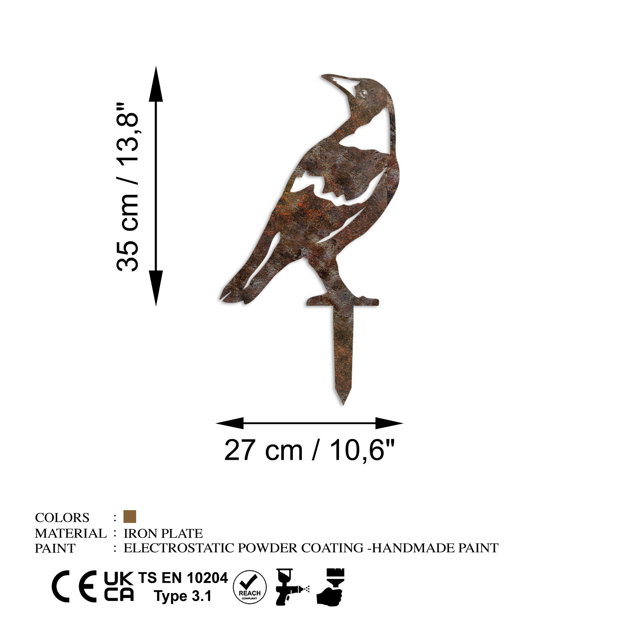 Zahradní dekorace BIRD A 01 ASIRGROUP (foto 6)