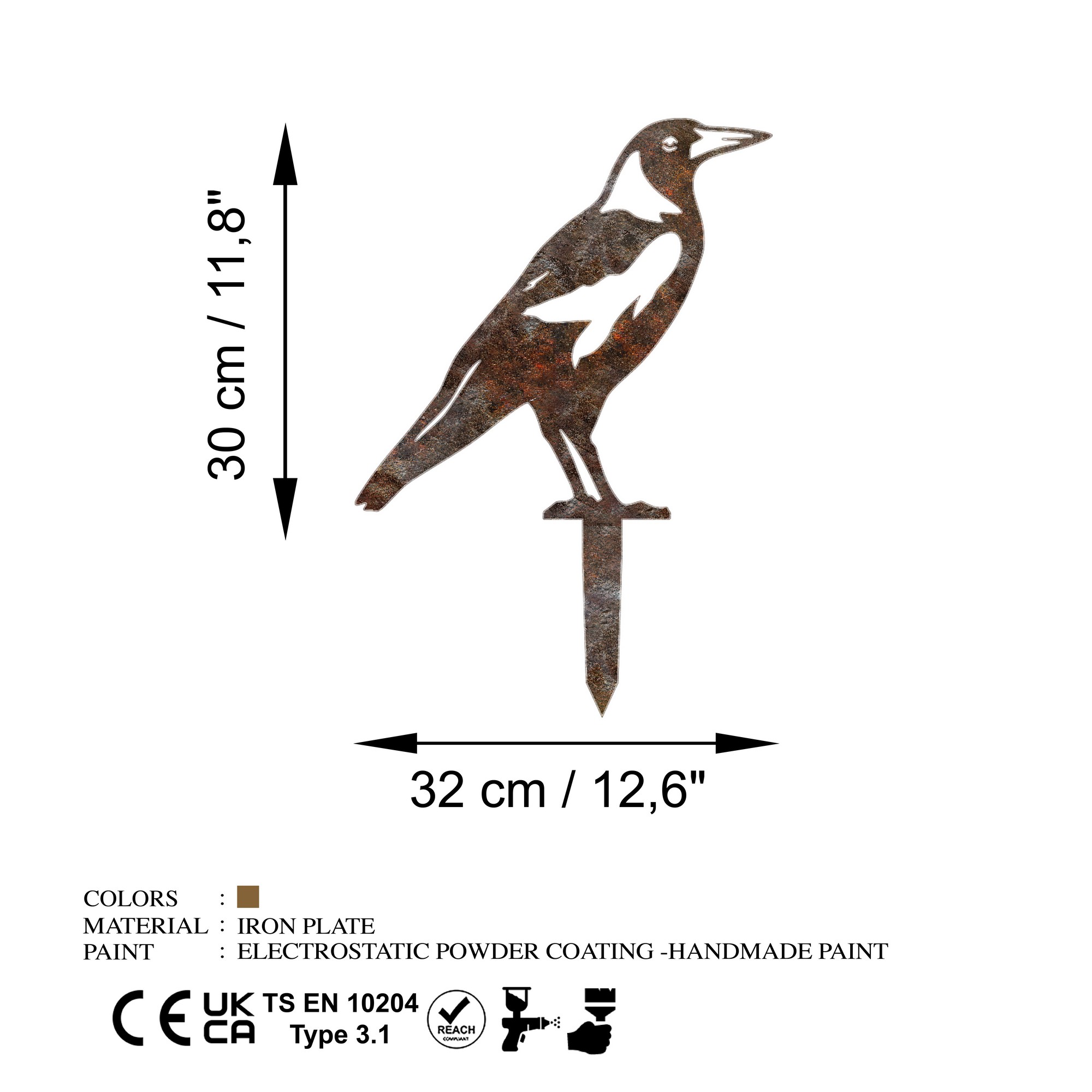 Zahradní dekorace BIRD A 02 ASIRGROUP (foto 6)