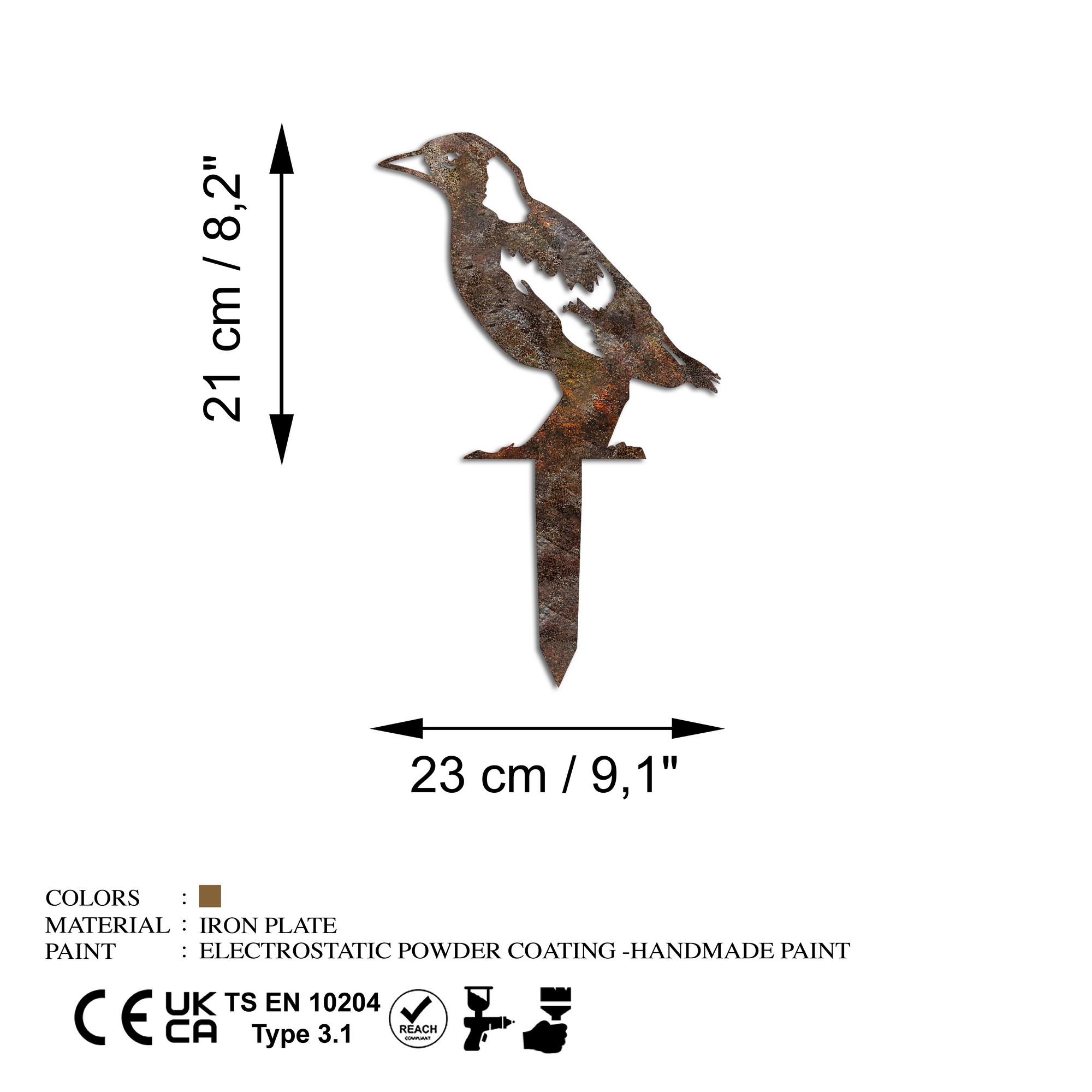 Zahradní dekorace BIRD A 03 ASIRGROUP (foto 6)