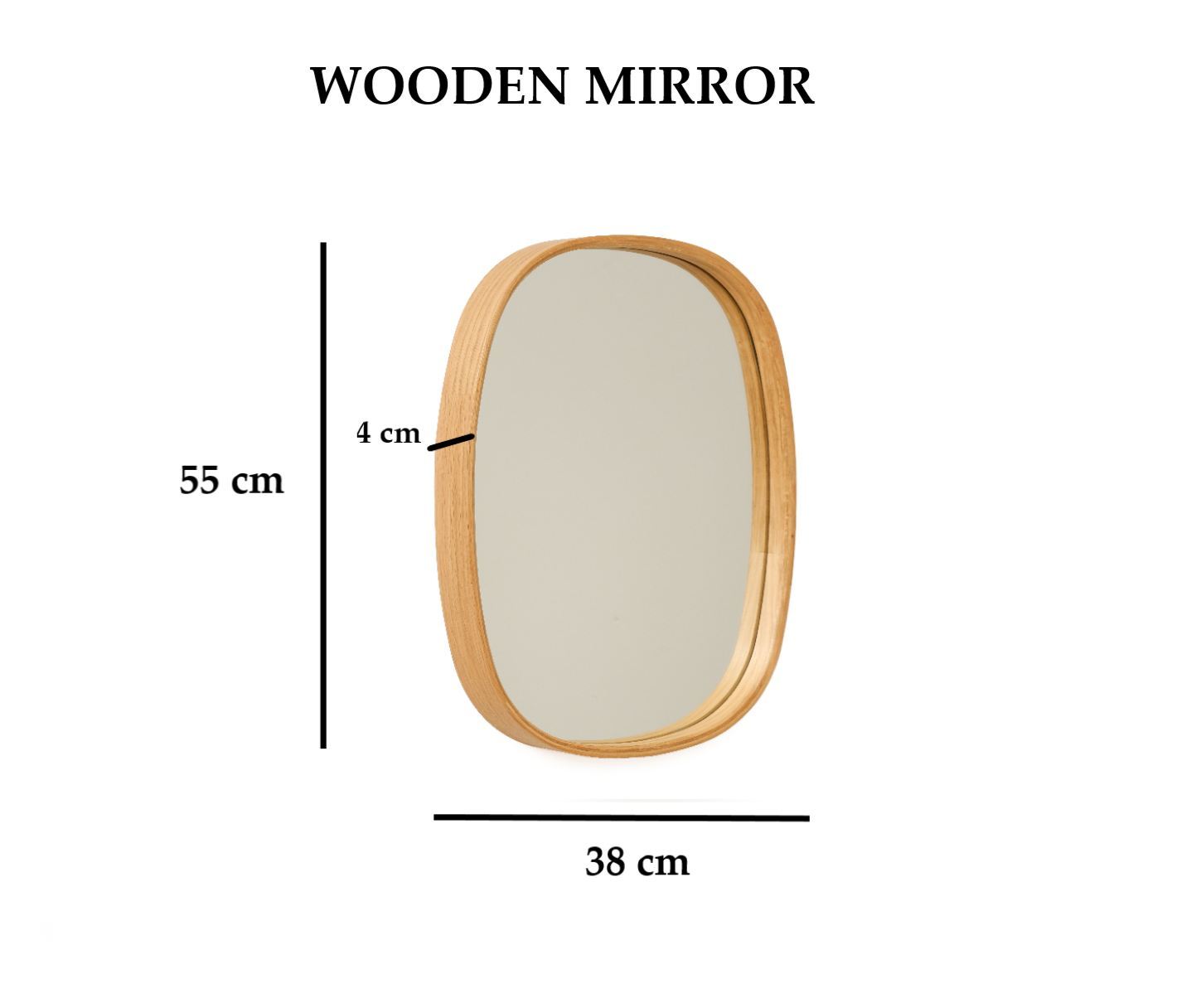 Zrkadlo Cloudy 38 – Dub