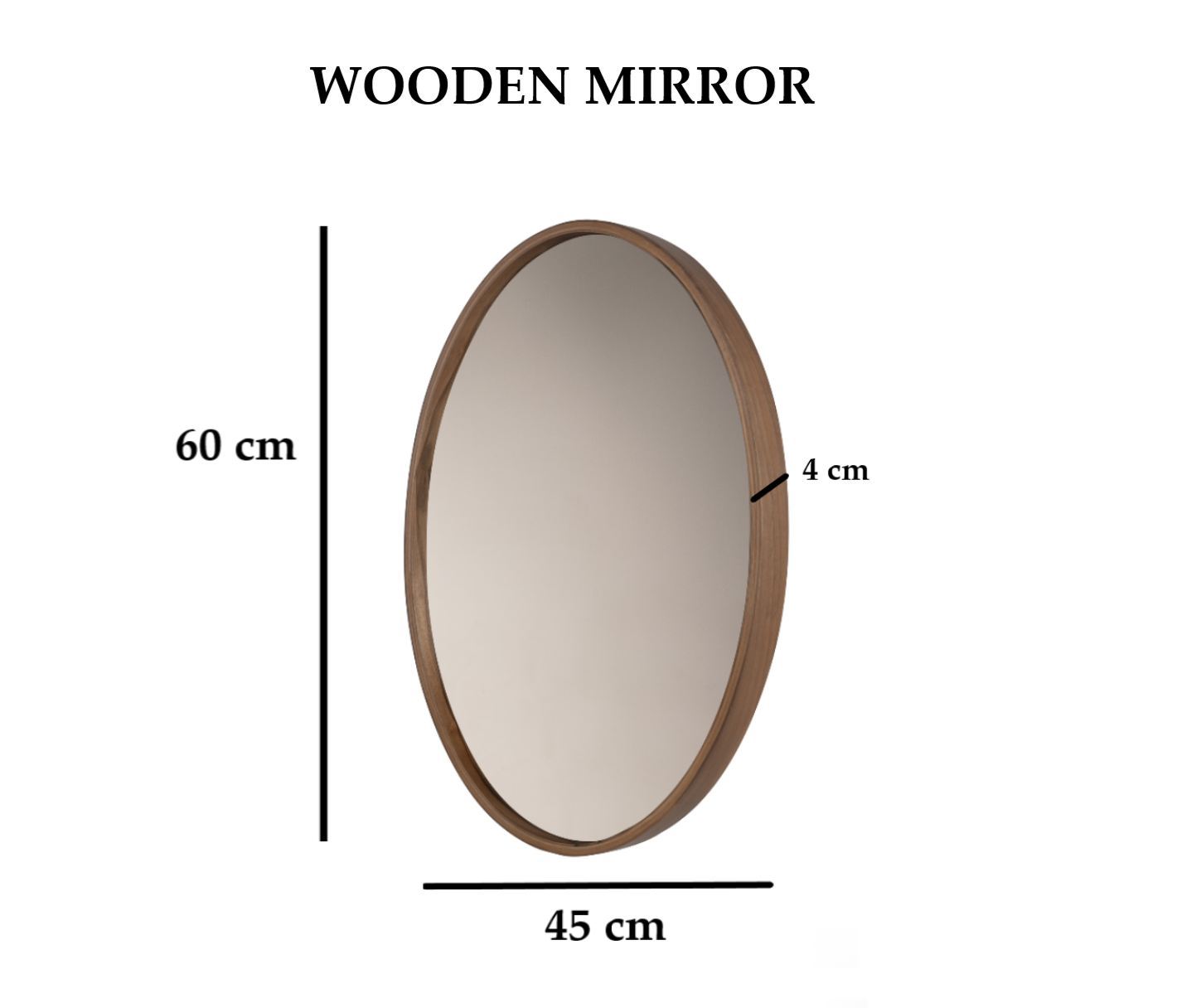 Zrkadlo Elips – orech