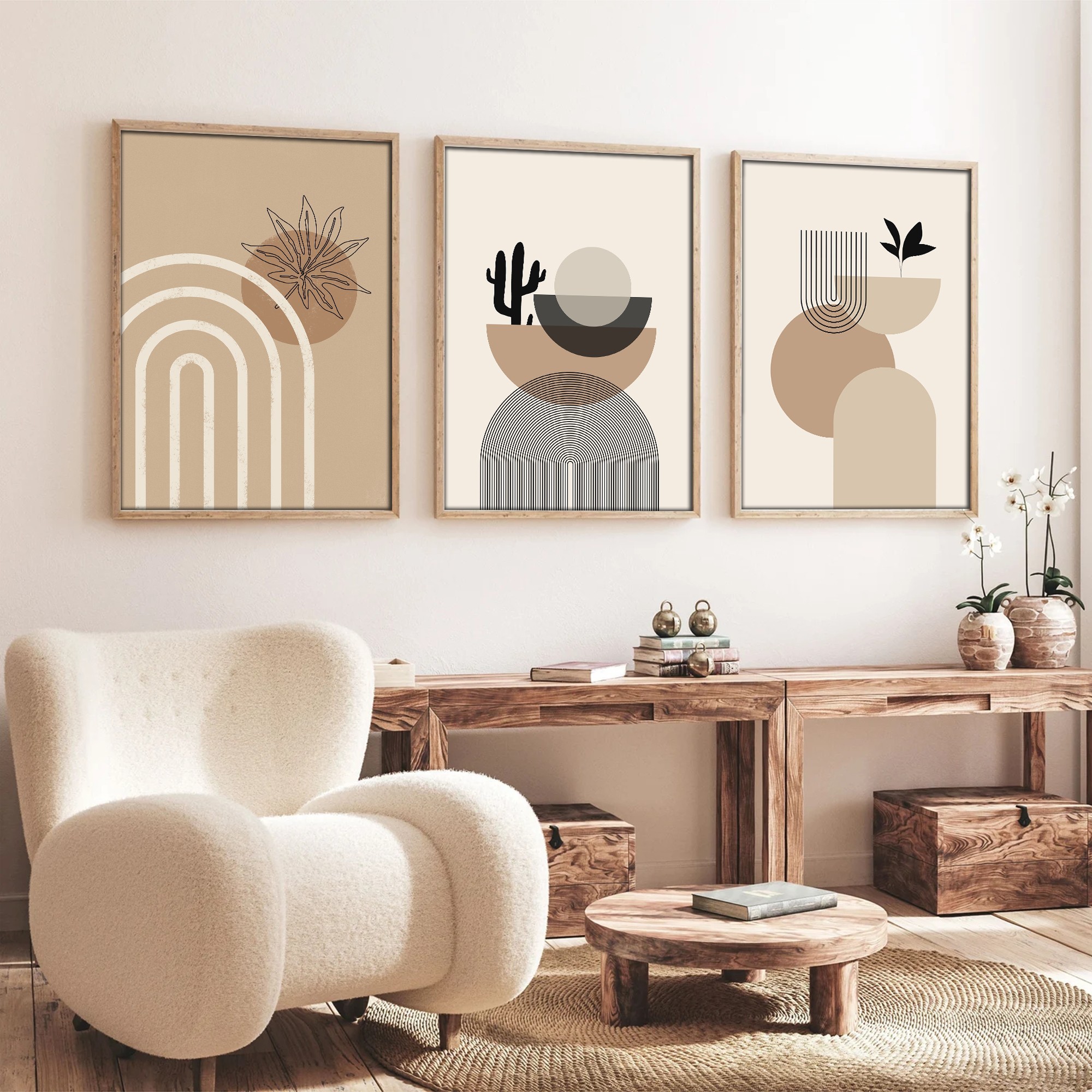 Obraz HUHU264 (set 3 ks) 50x35 cm ASIRGROUP