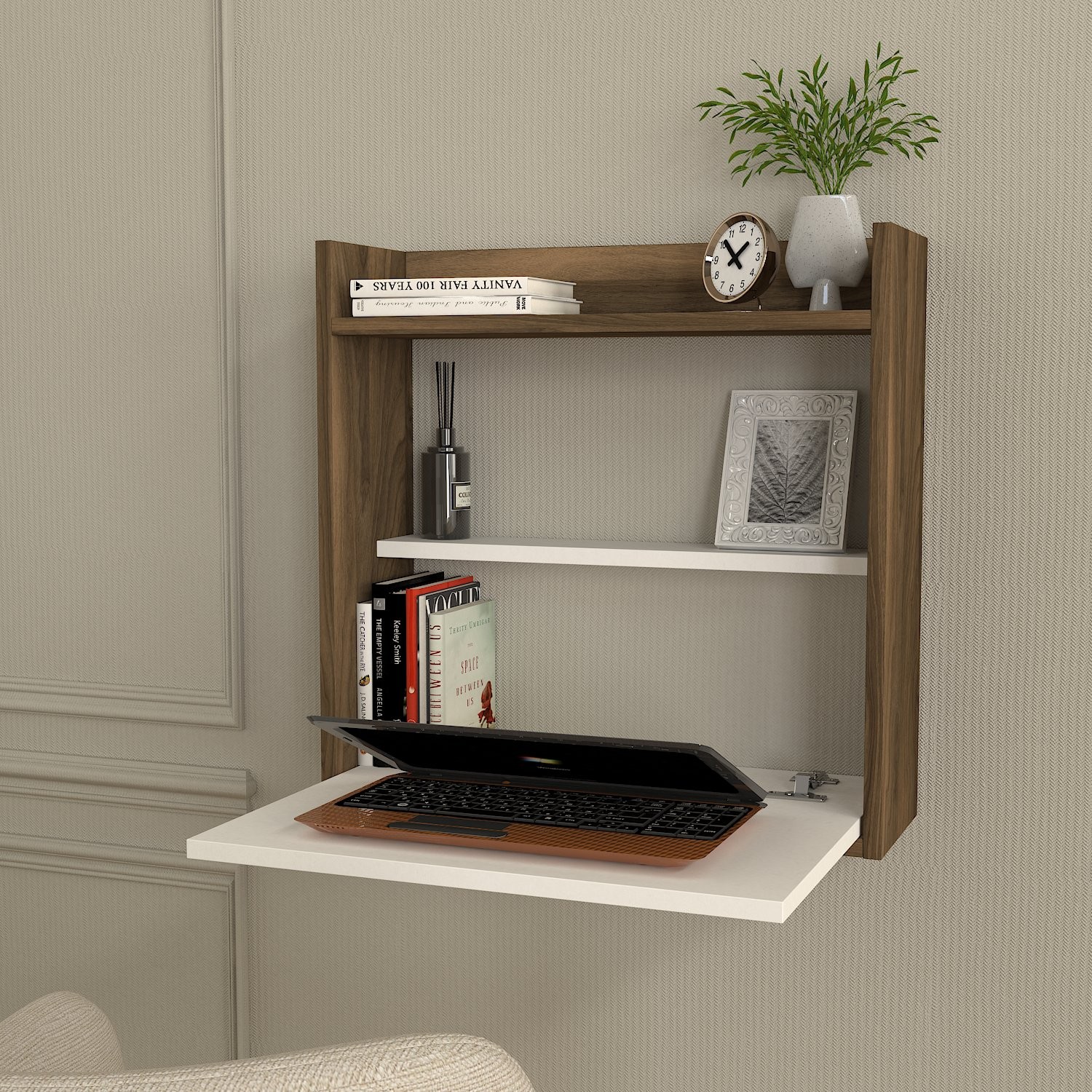 Notebook – biela, orechová