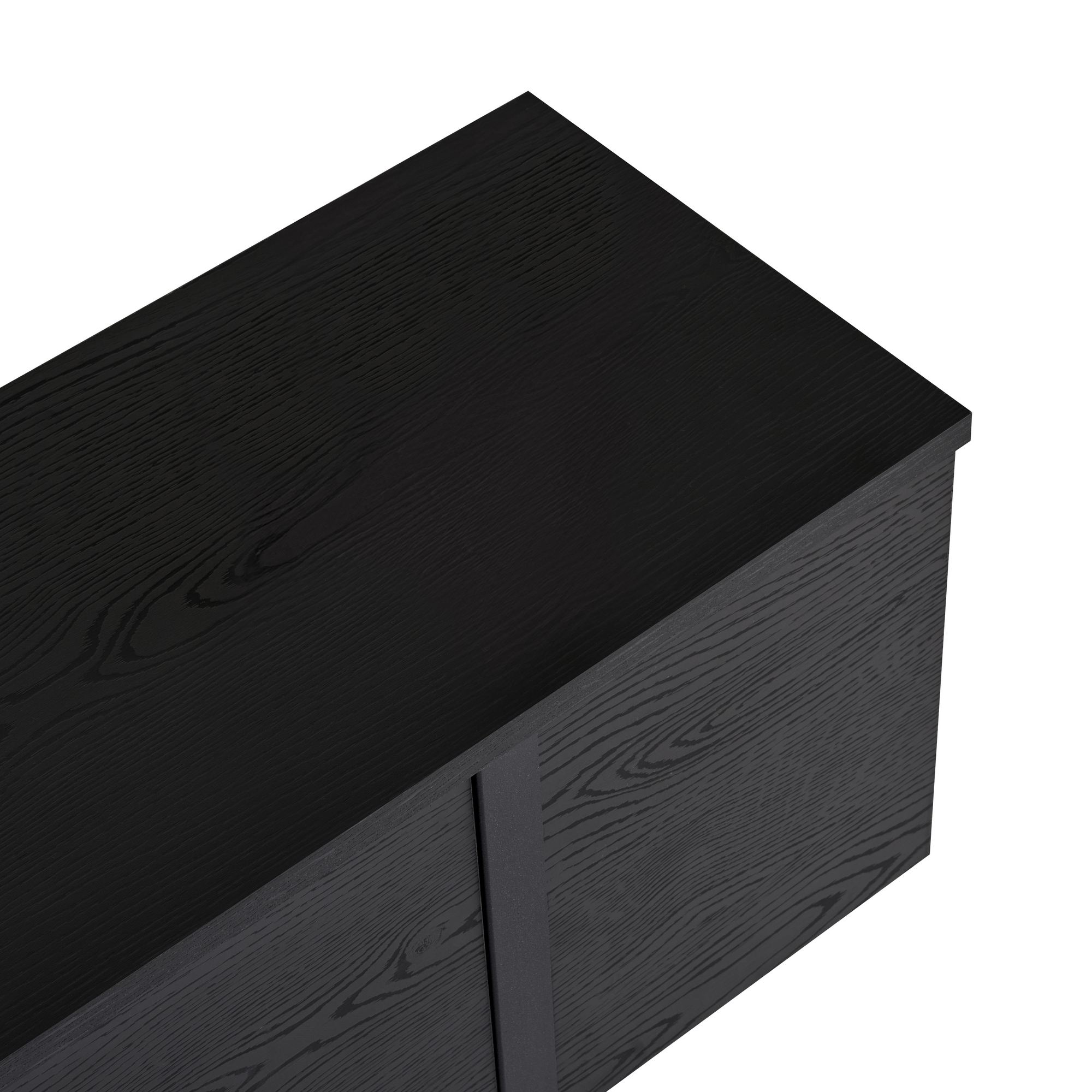 TV skrinka Onera – drevo čierne/čierna