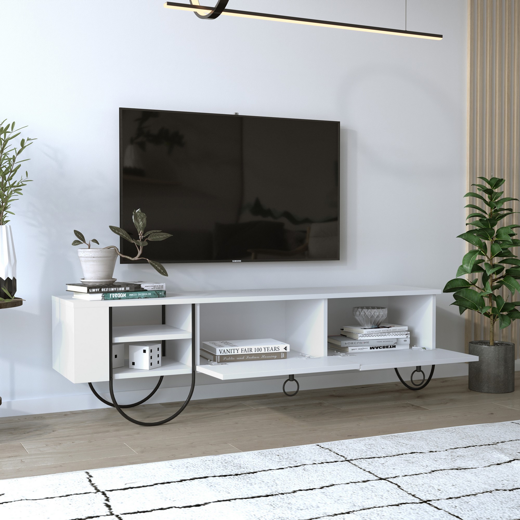 TV skrinka Norfolk – biela