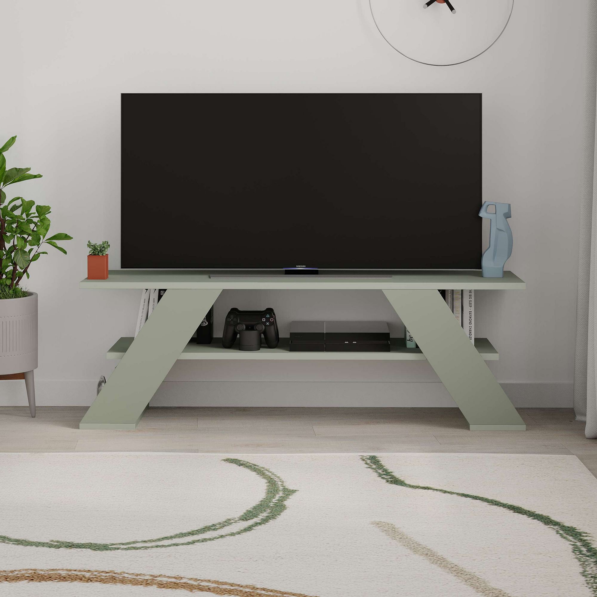 TV skrinka Farfalla – zelená