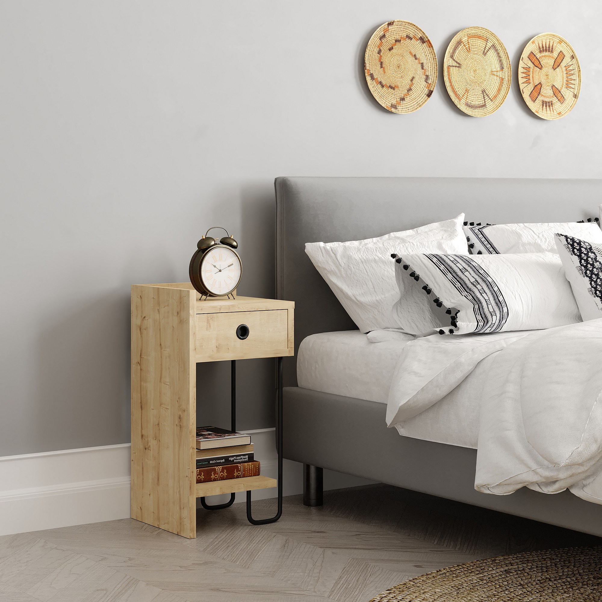 Noční stolek SIRIUS Oak v2 ASIRGROUP (foto 8)