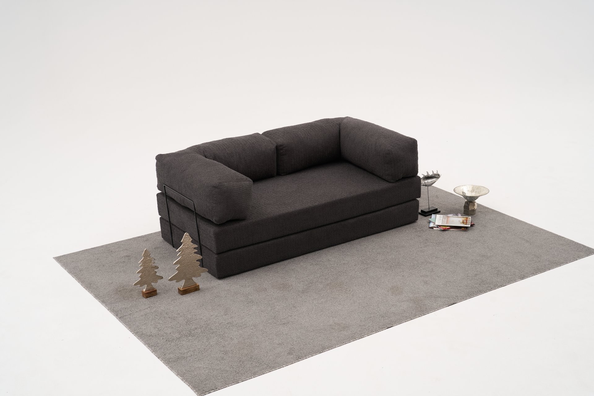Pohovka trojmístná COMFORT Anthracite v2 ASIRGROUP (foto 2)