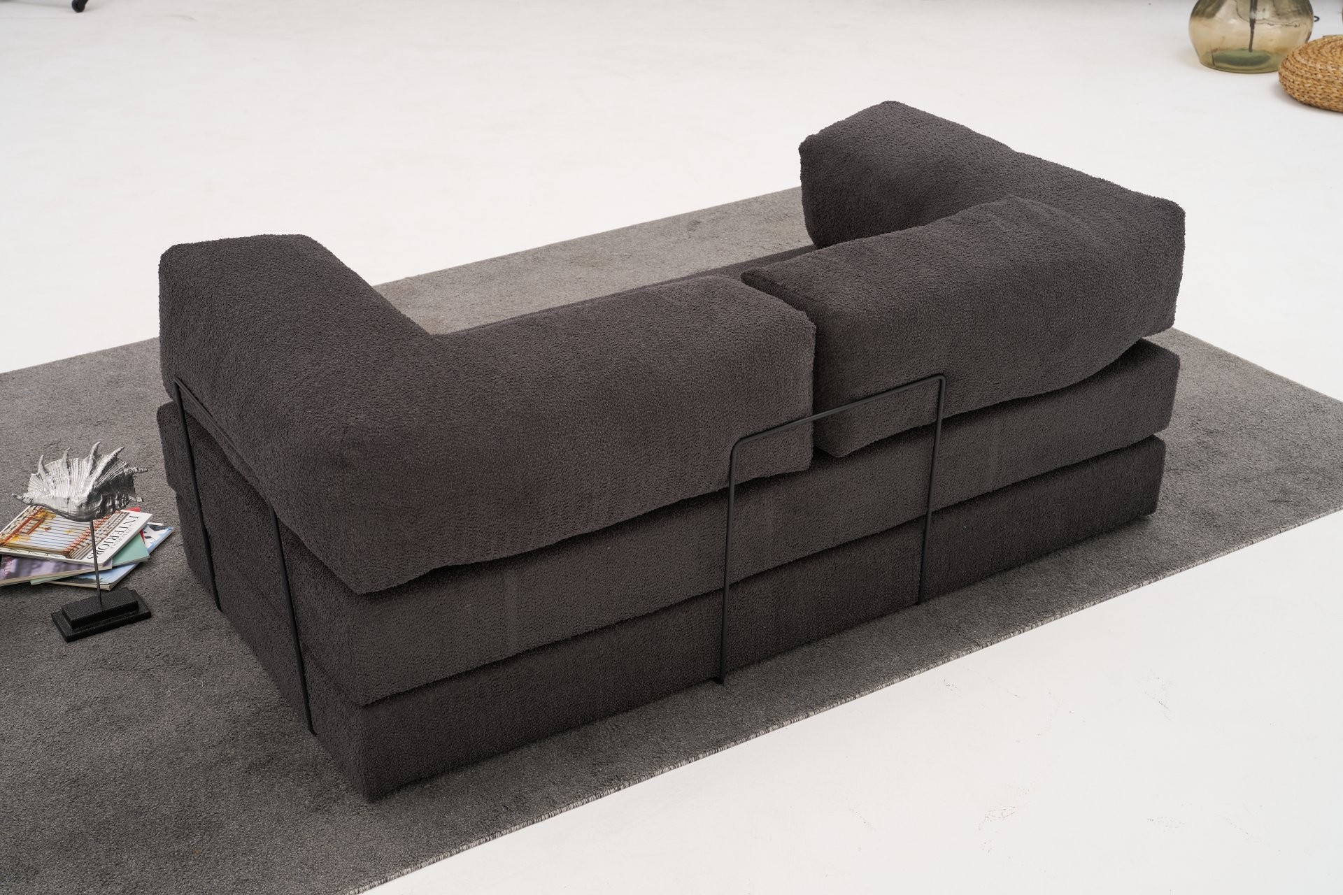 Pohovka trojmístná COMFORT Anthracite v2 ASIRGROUP (foto 4)
