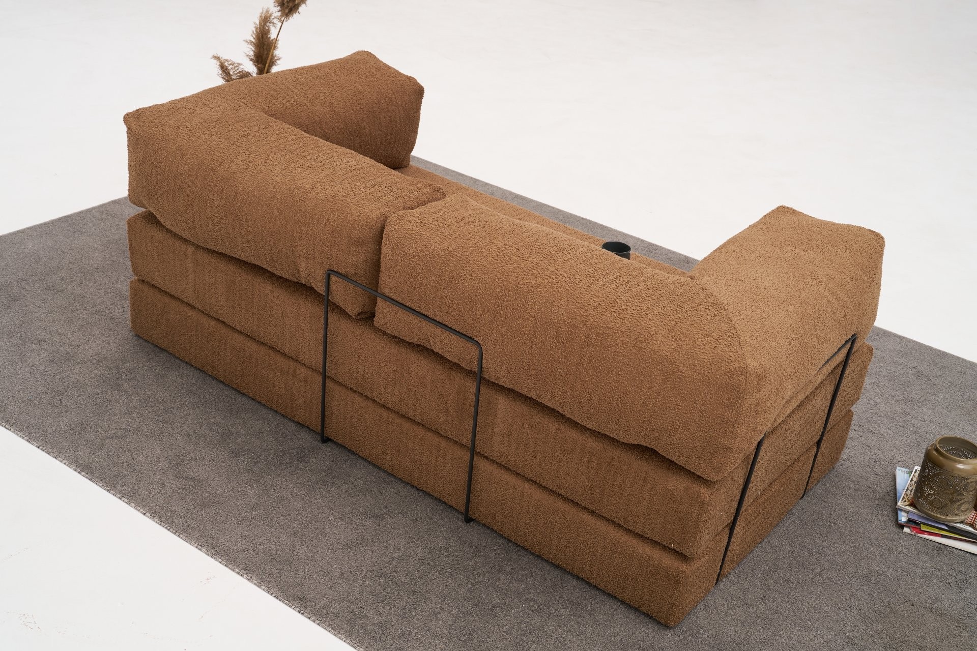 Pohovka trojmístná COMFORT Brown v2 ASIRGROUP (foto 5)