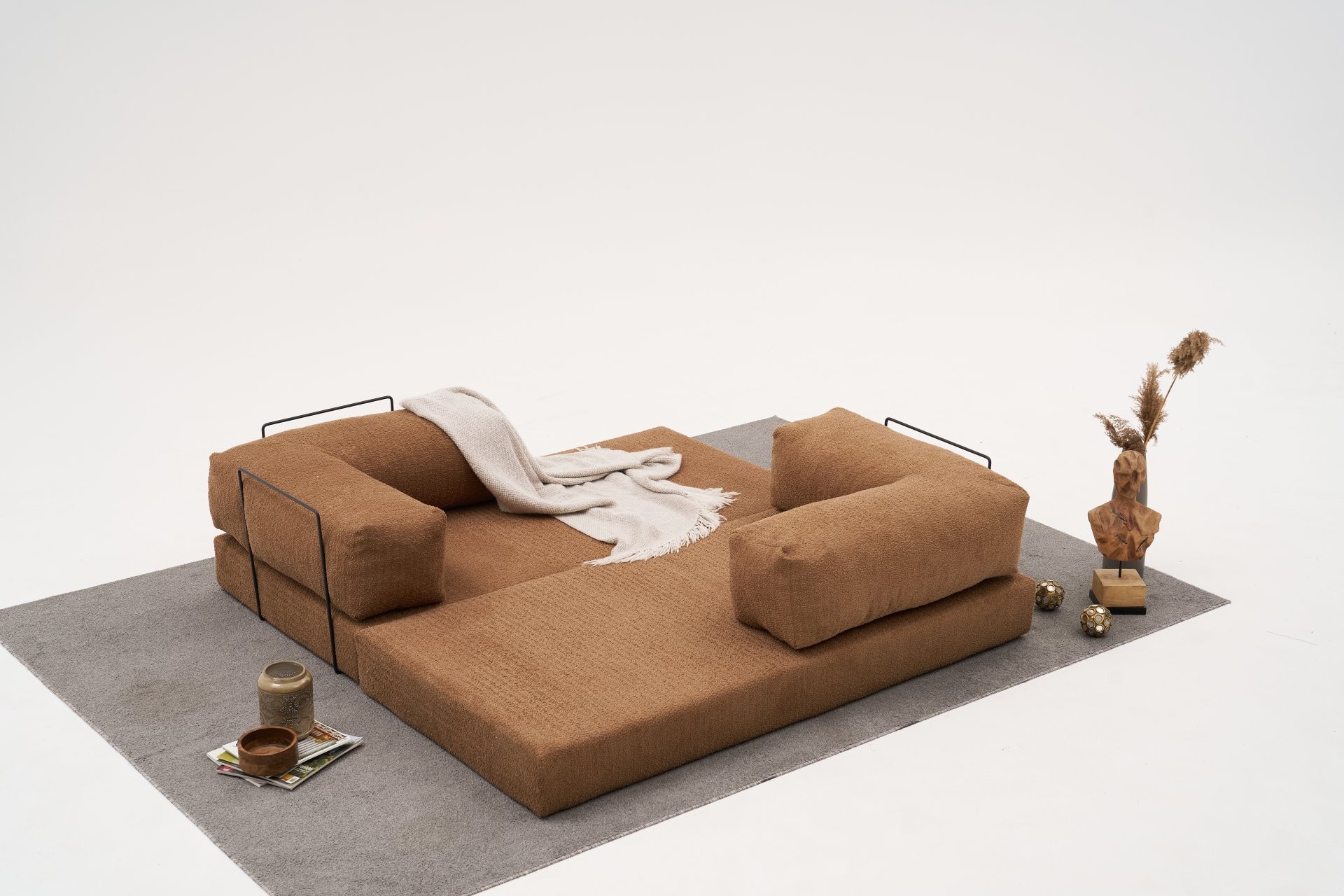 Pohovka trojmístná COMFORT Brown v2 ASIRGROUP (foto 8)