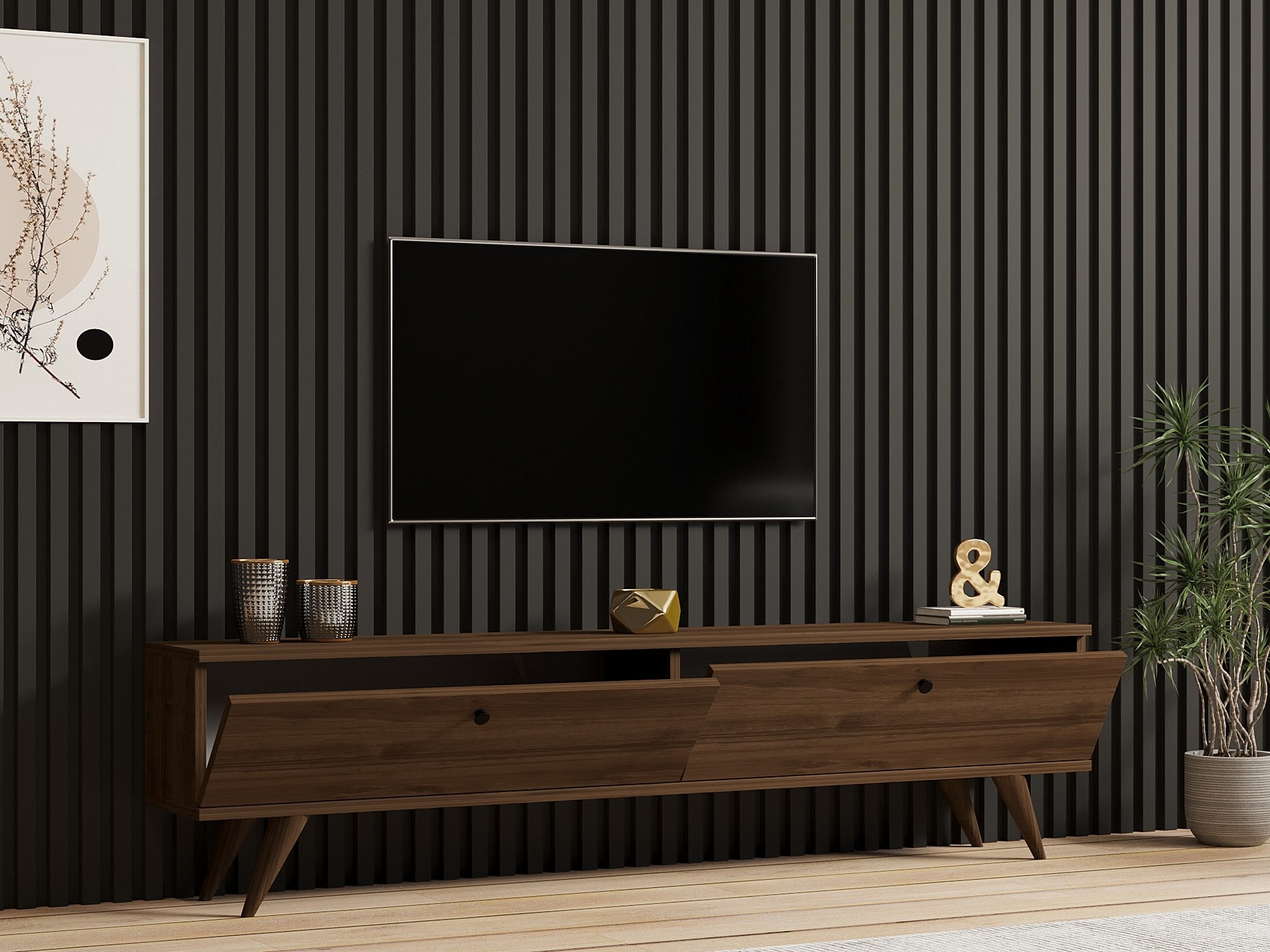 TV skrinka Paris – orech