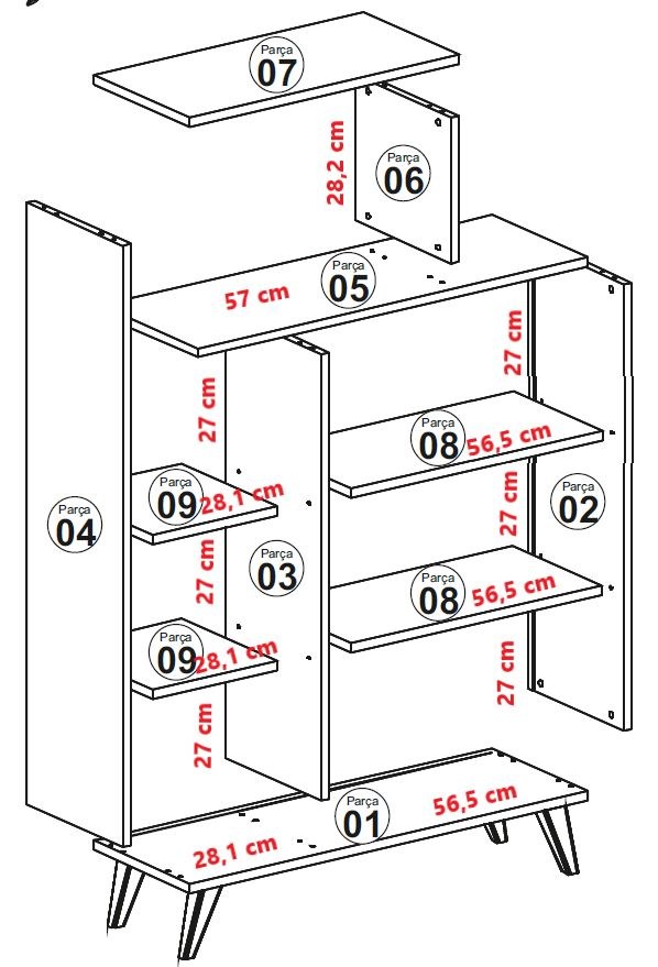 Form – orech, žltá