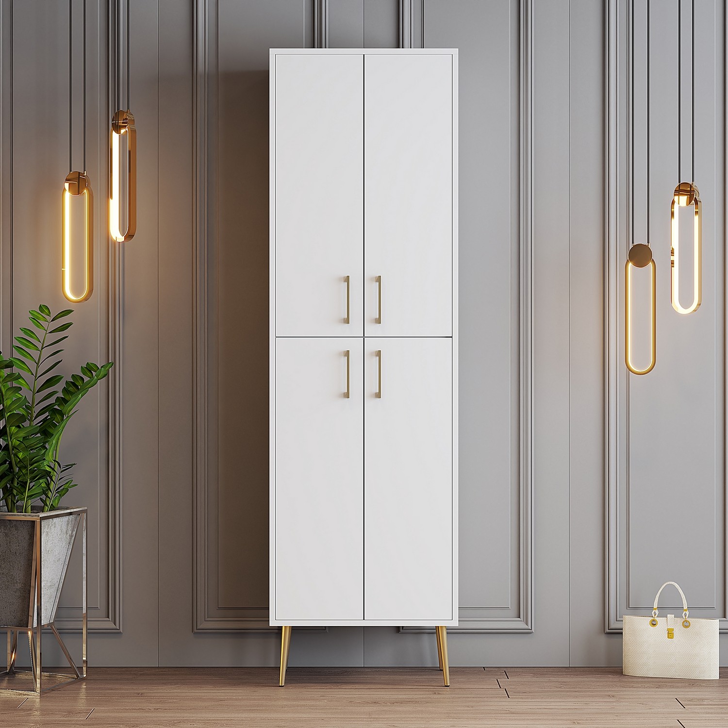 Berlin A – biela, zlatá