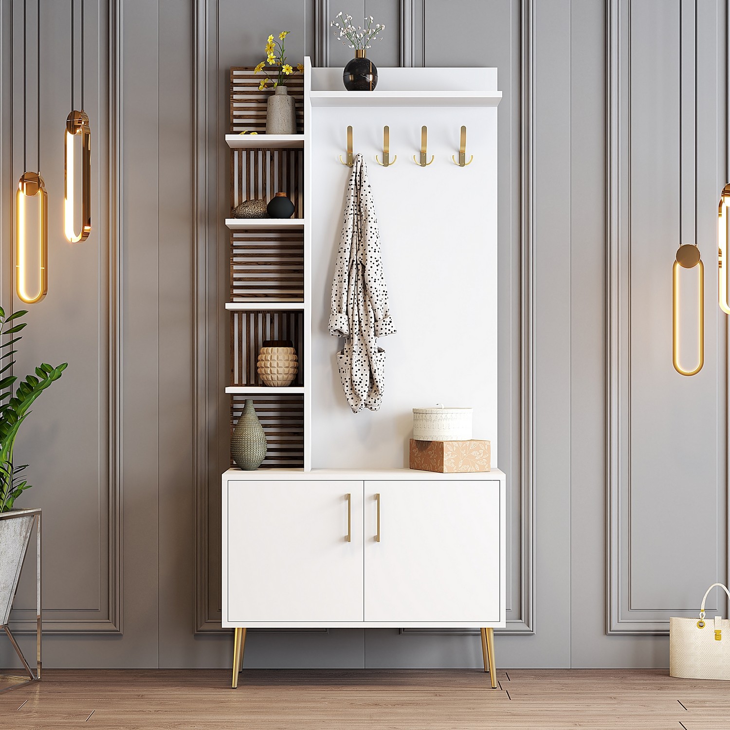 Viyana D – biela, zlatá