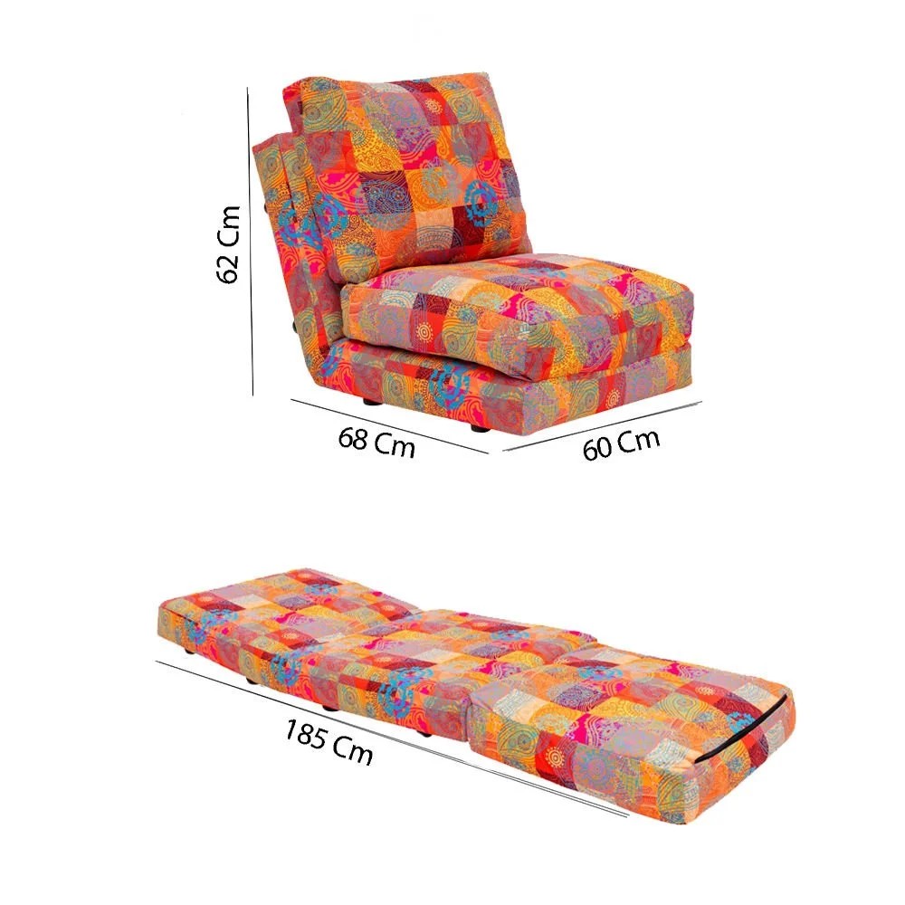 Kreslo Taida – Patchwork