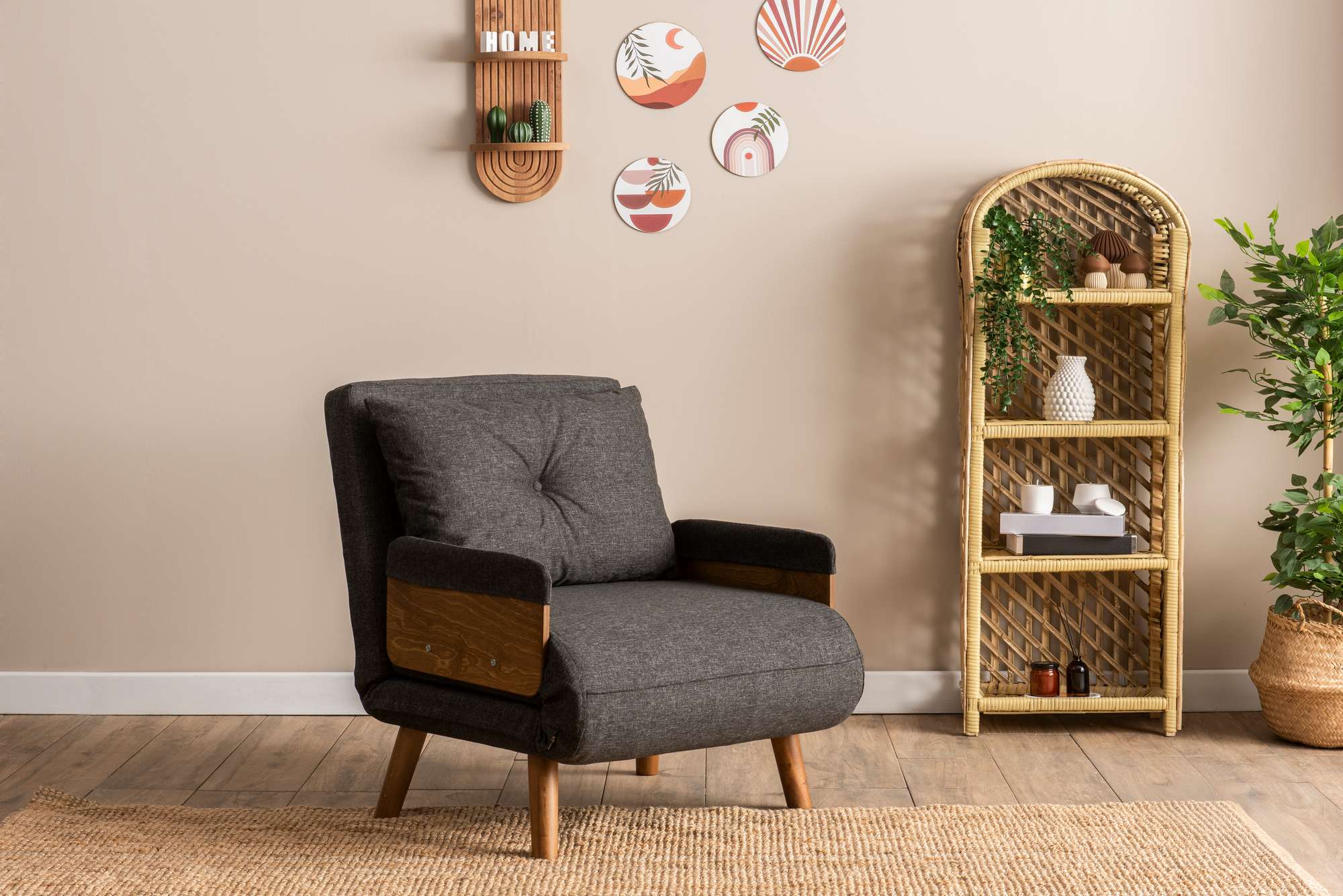 Kreslo Cosmo – Tmavosivé