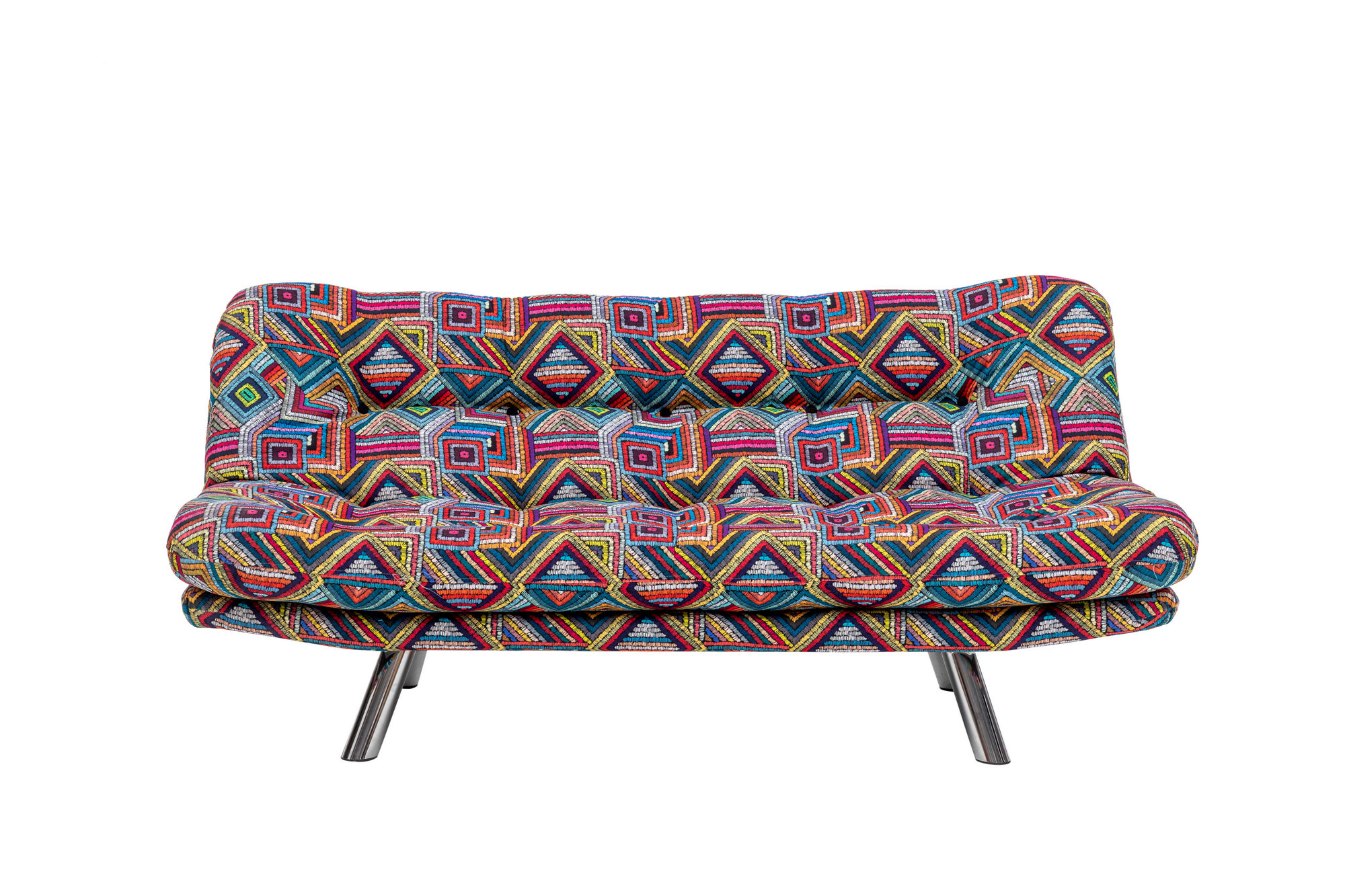Rozkladacia trojpohovka Misa – Patchwork