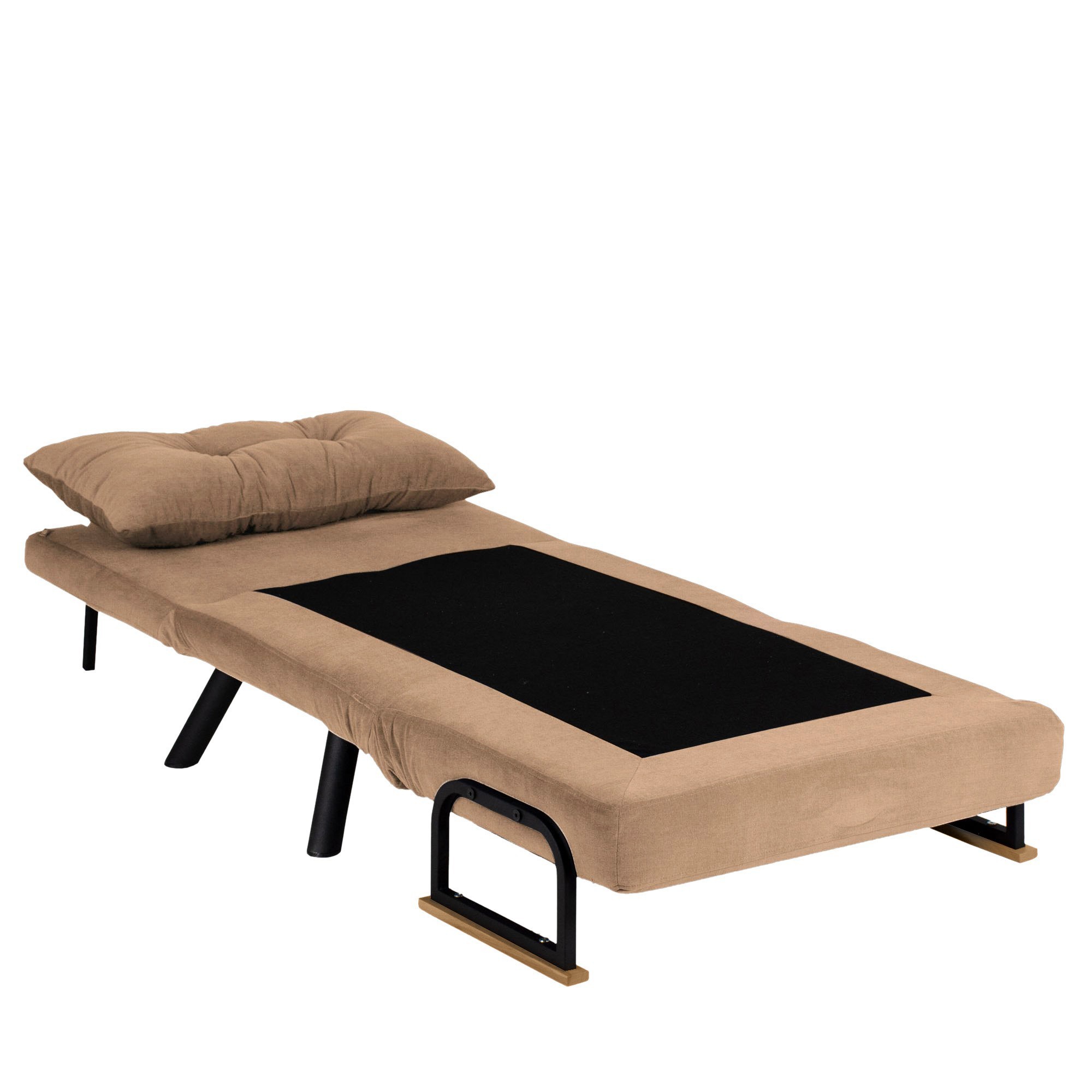 Rozkládací křeslo SANDO Light Brown v2 ASIRGROUP (foto 4)