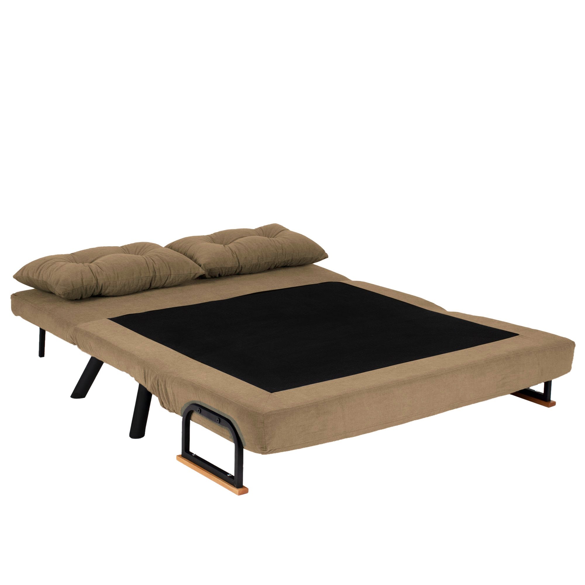 Rozkládací pohovka dvoumístná SANDO 2-Seater / Light Brown v2 ASIRGROUP (foto 4)