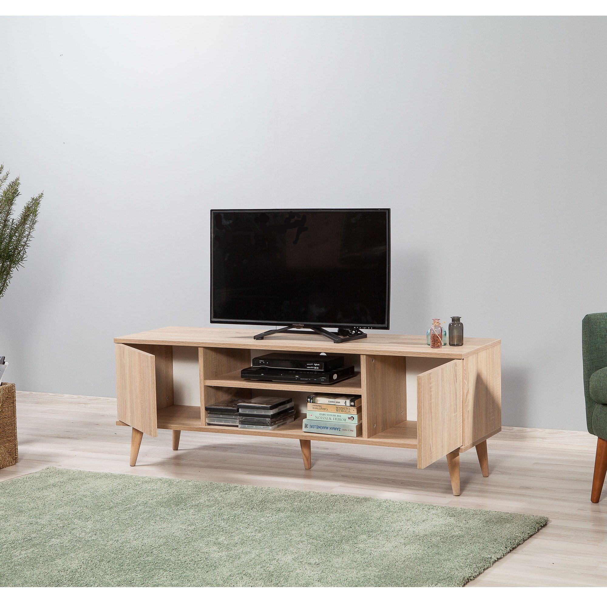 TV skrinka Truva – 200 - dub sonoma