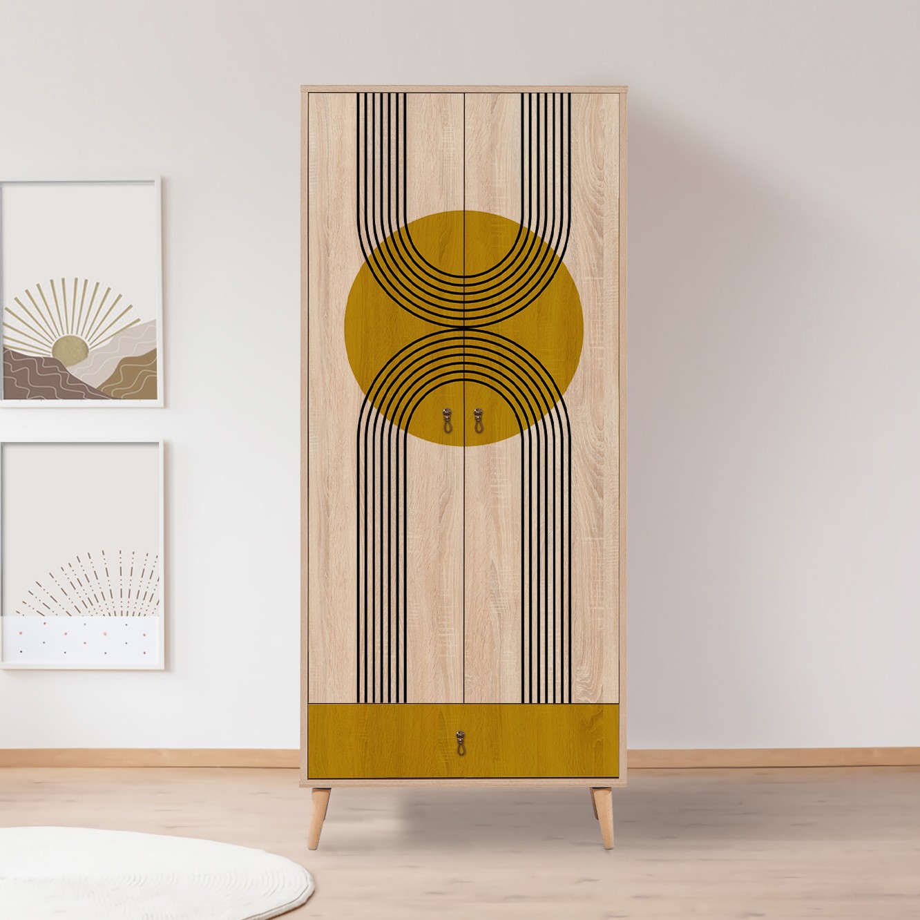 Šatní skříň CITY 80x190x45 cm ASIRGROUP (foto 11)