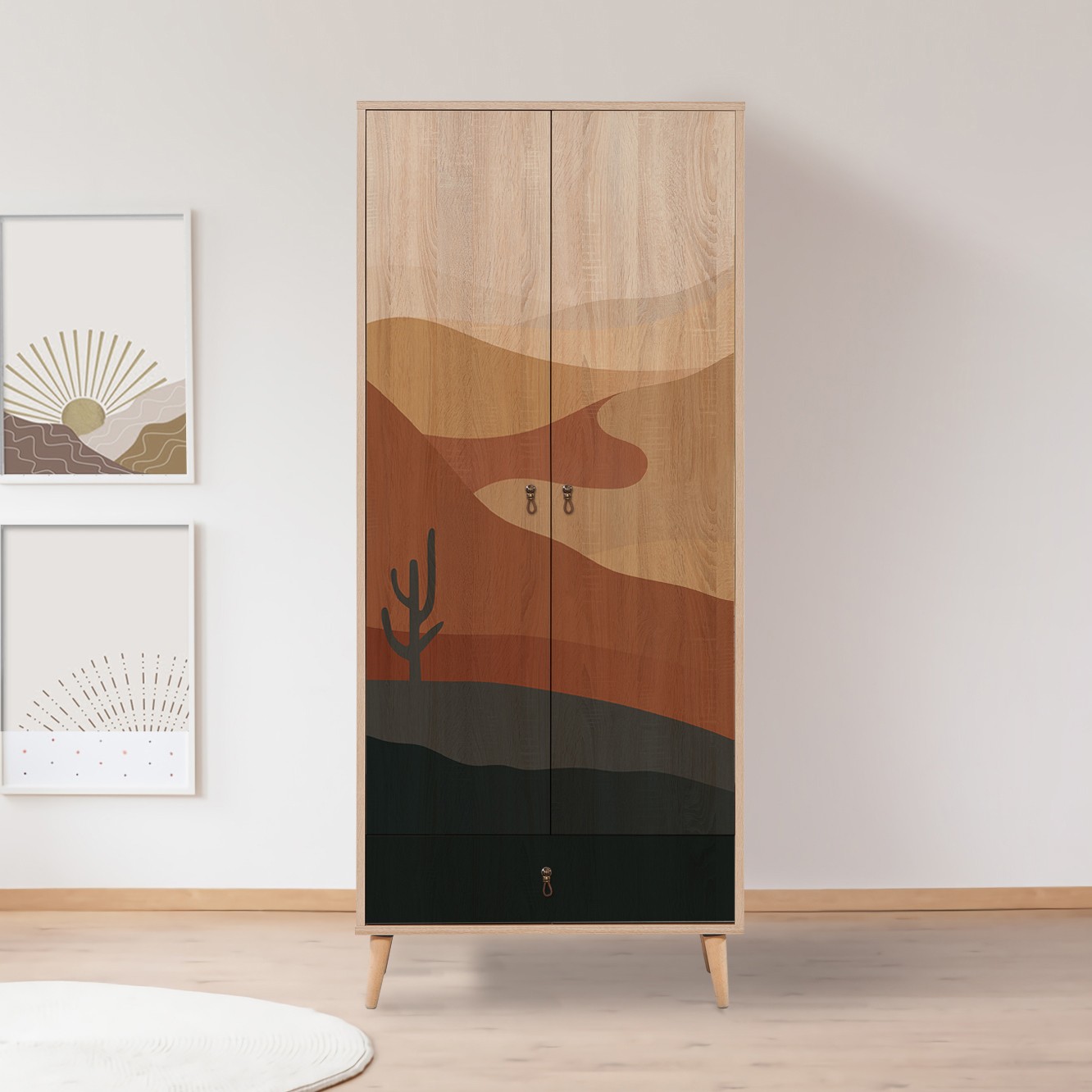 Šatní skříň CITY 80x190x45 cm ASIRGROUP (foto 6)