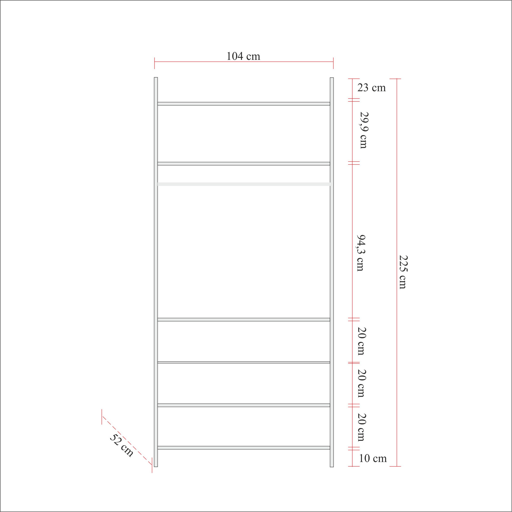 Šatní skříň DYNAMIC ASIRGROUP (foto 980)