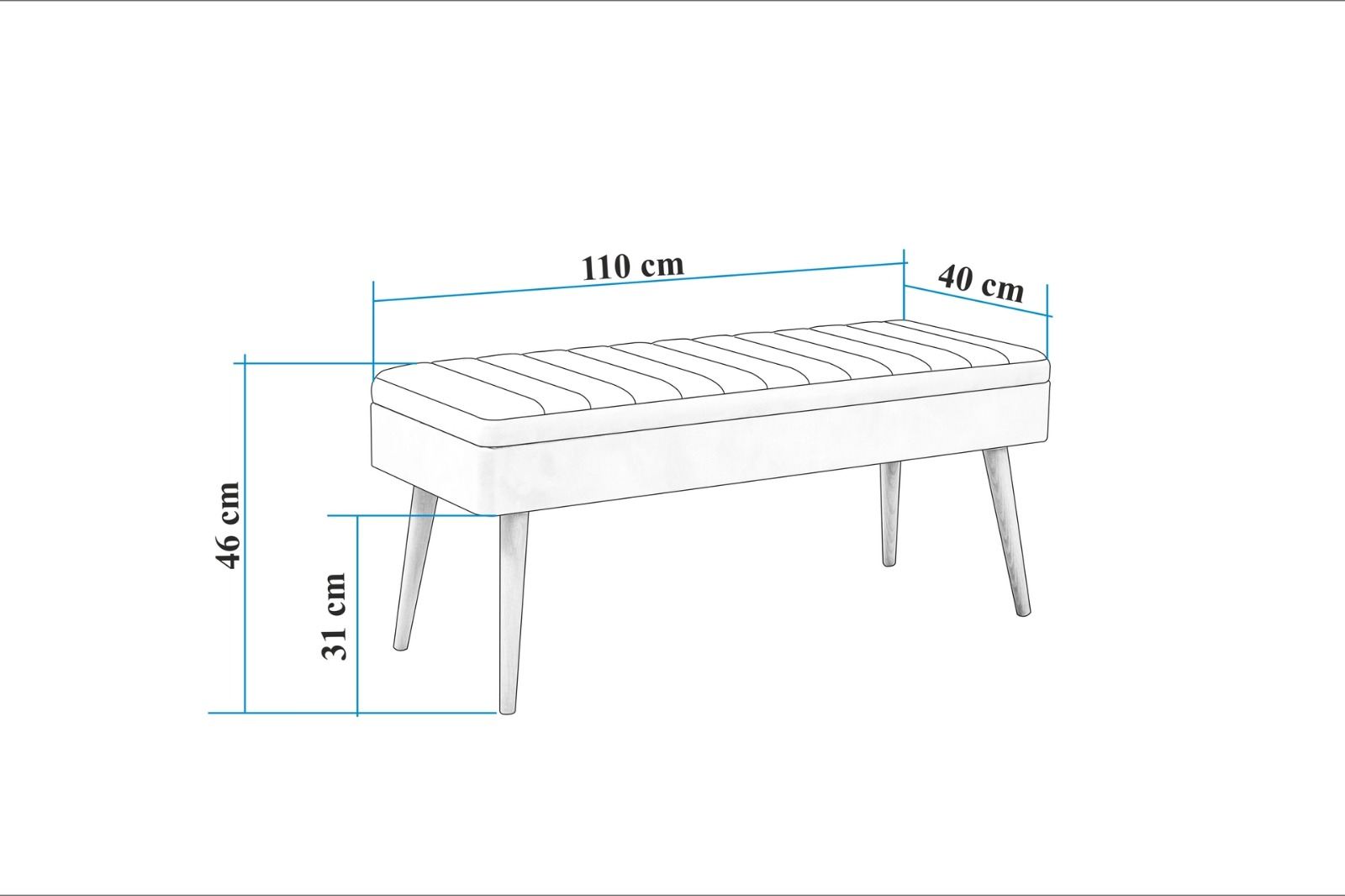 Vina 1048 – 1 – Atlantická modrá, Tmavomodrá