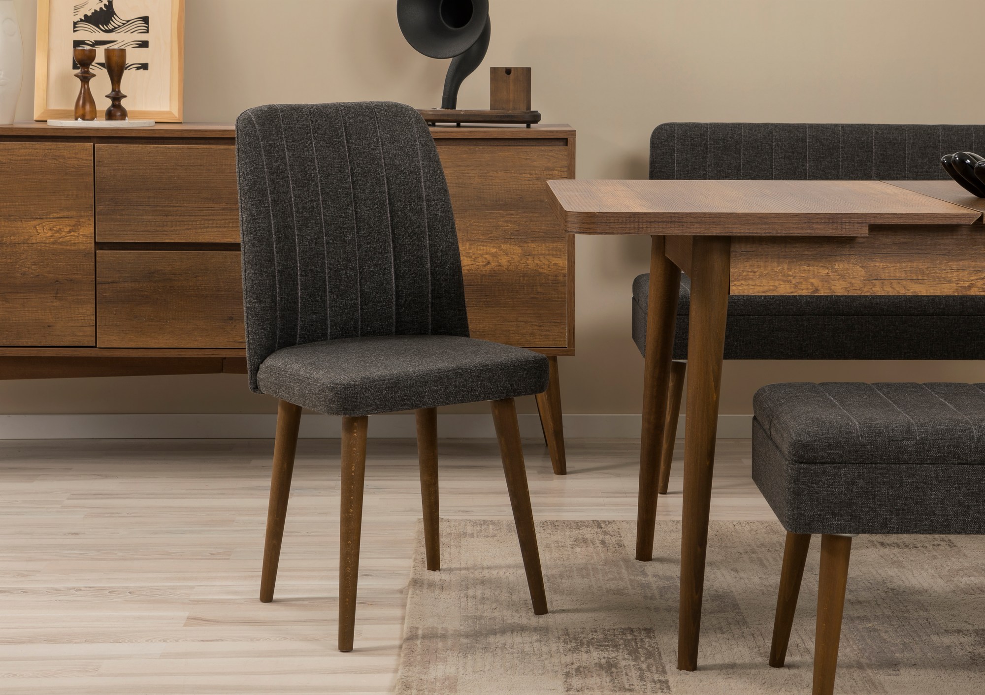 Jídelní set se stolem a konzolí VINA Bench 04 1053 (set 6 ks) ASIRGROUP (foto 24)