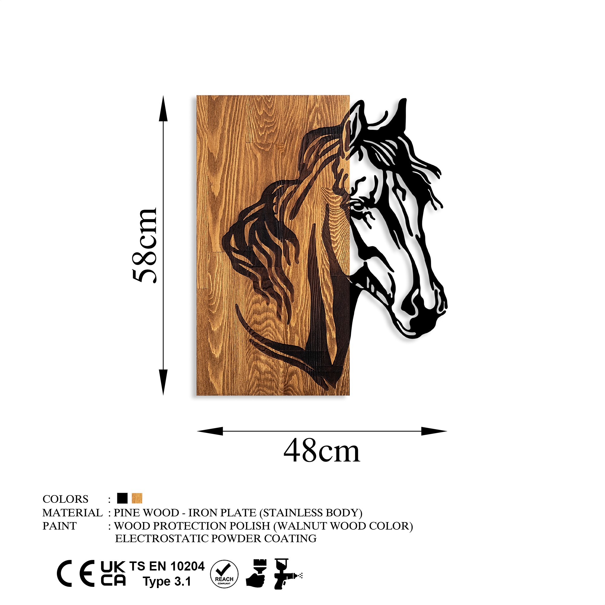 Dekorace HORSE ASIRGROUP (foto 508)