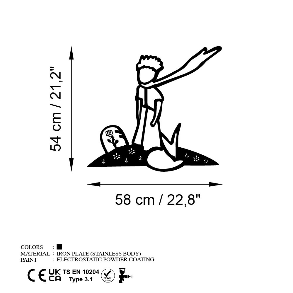 Dekorace THE Little Prince 3 ASIRGROUP (foto 6)