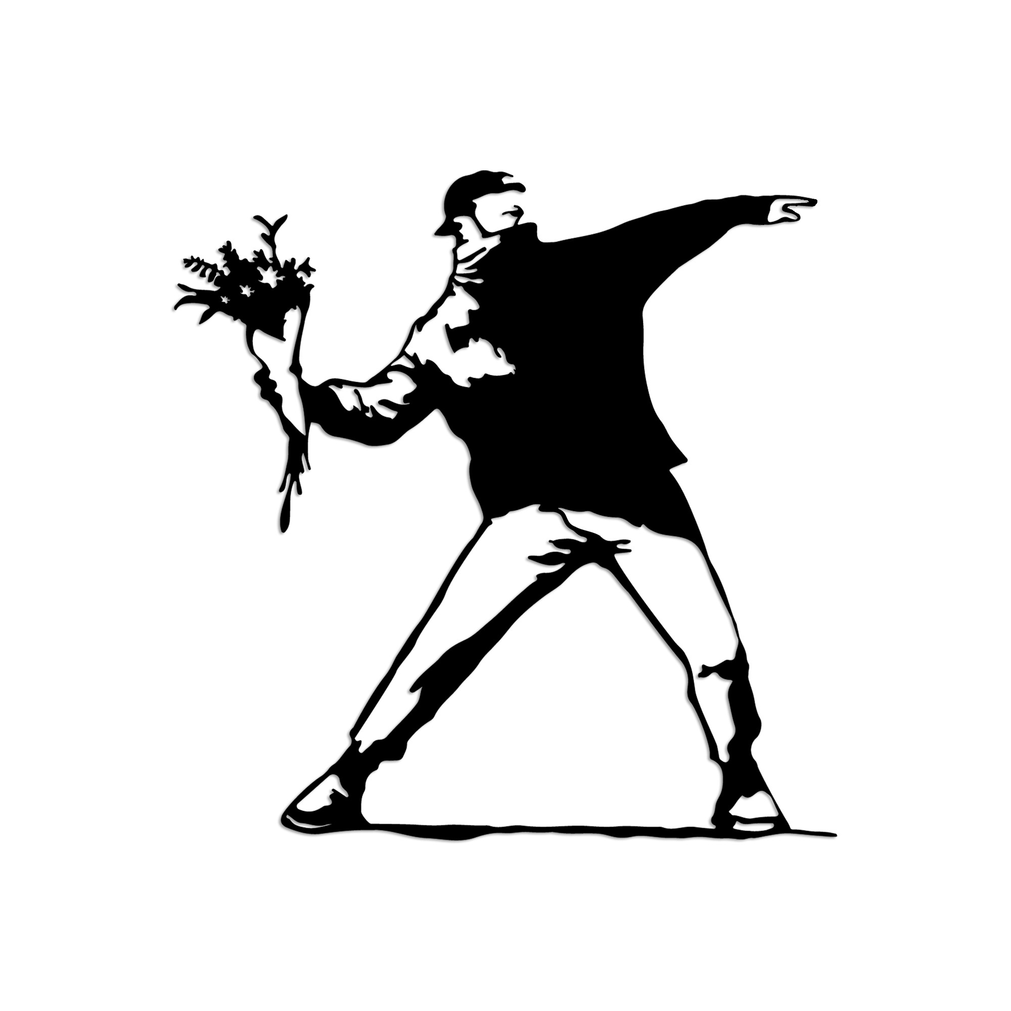 Dekorace BANKSY Metal 01 ASIRGROUP (foto 4)