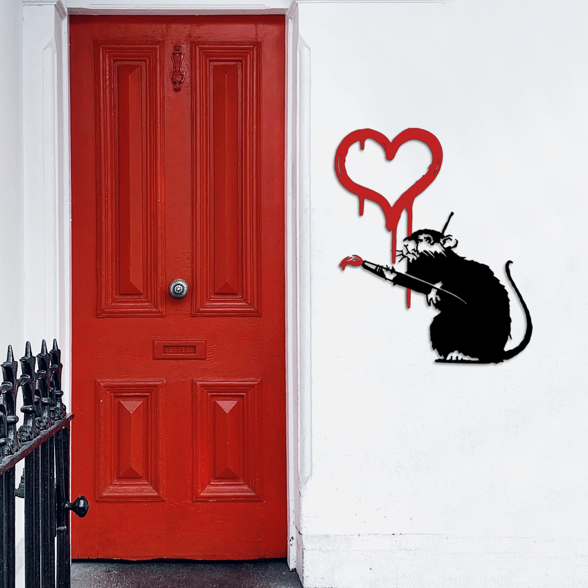 Dekorace BANKSY Metal 08 ASIRGROUP (foto 4)