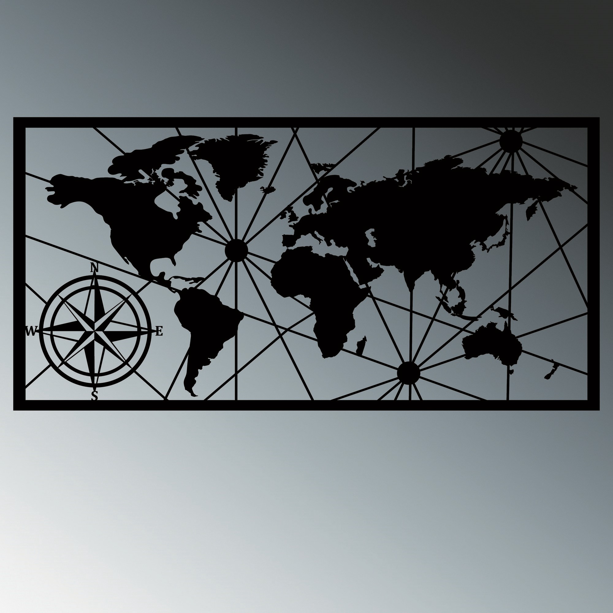 Dekorace WORLD Map Led 452 ASIRGROUP (foto 6)