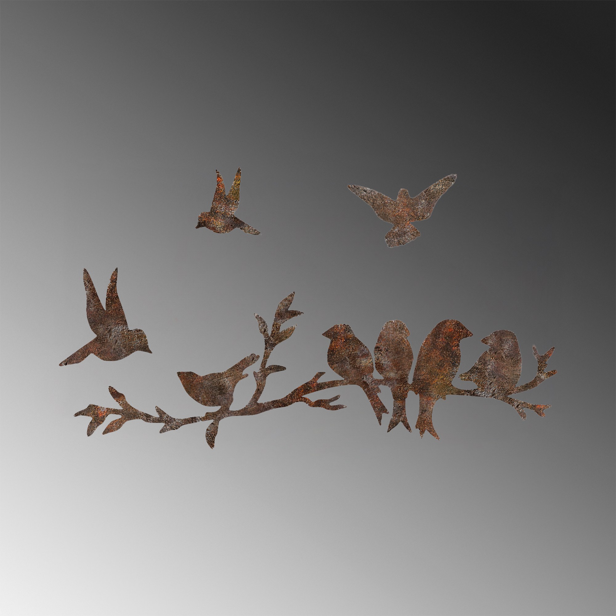 Dekorace RUSTY Birds 2 ASIRGROUP (foto 6)
