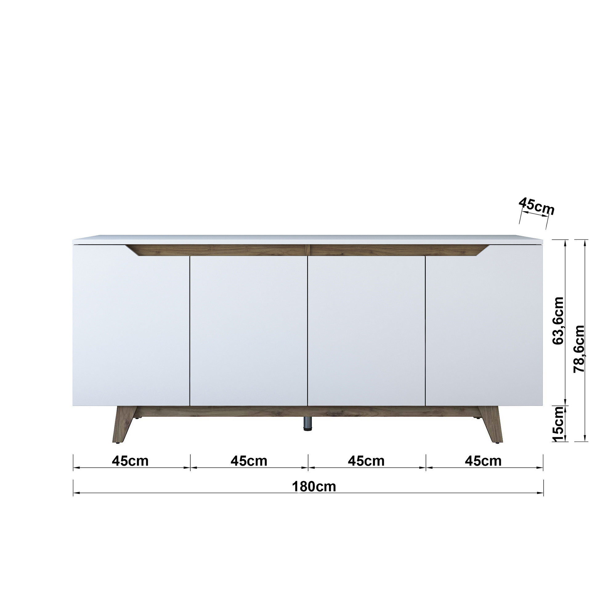 Komoda GD102 - 1874 - biela