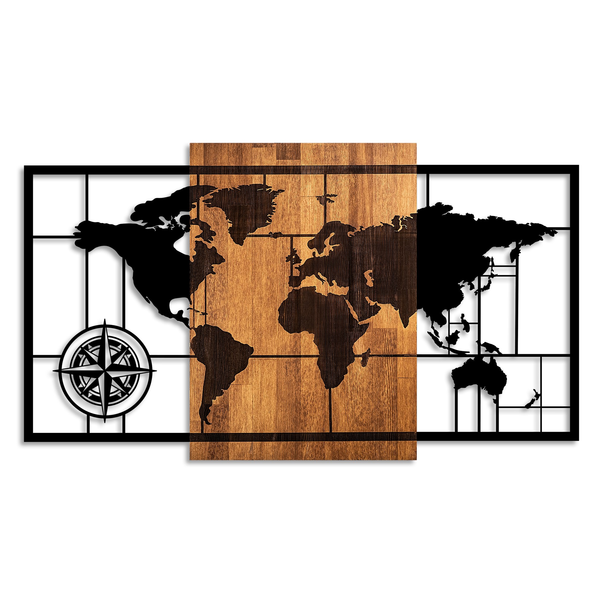 Dekorace WORLD Map 1-L ASIRGROUP (foto 5)