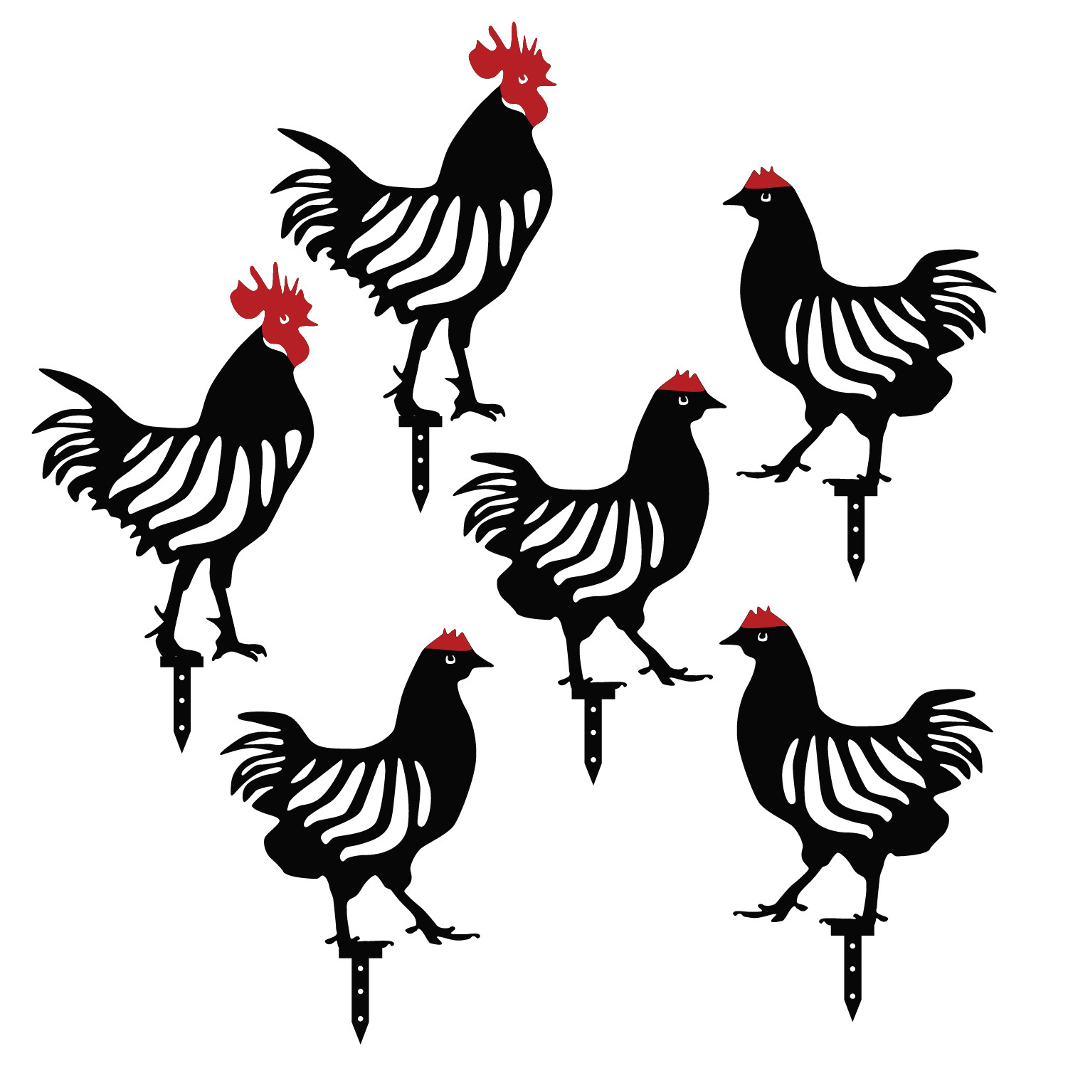 Zahradní dekorace CHICKEN ASIRGROUP (foto 693)