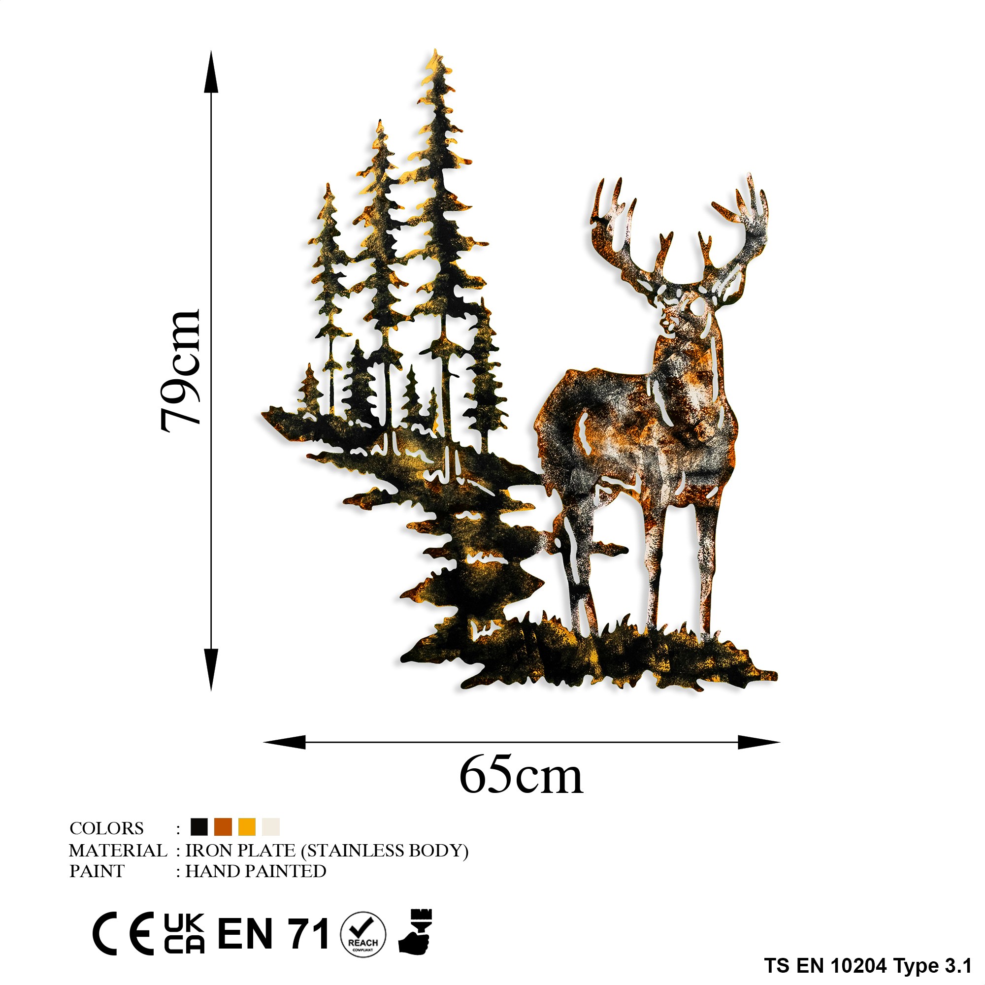 Dekorace DEER ASIRGROUP (foto 555)