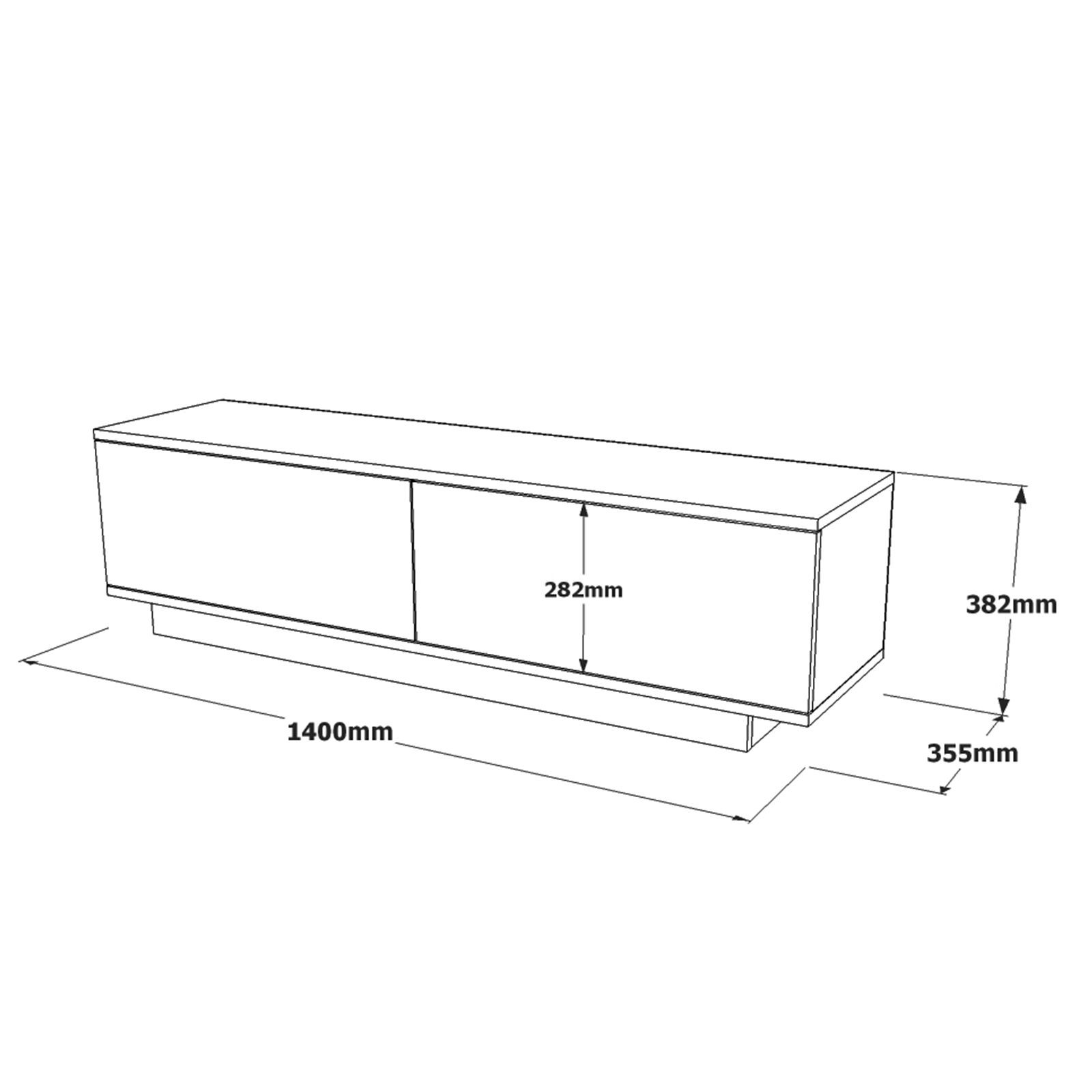 TV skrinka Fn1-W, biela