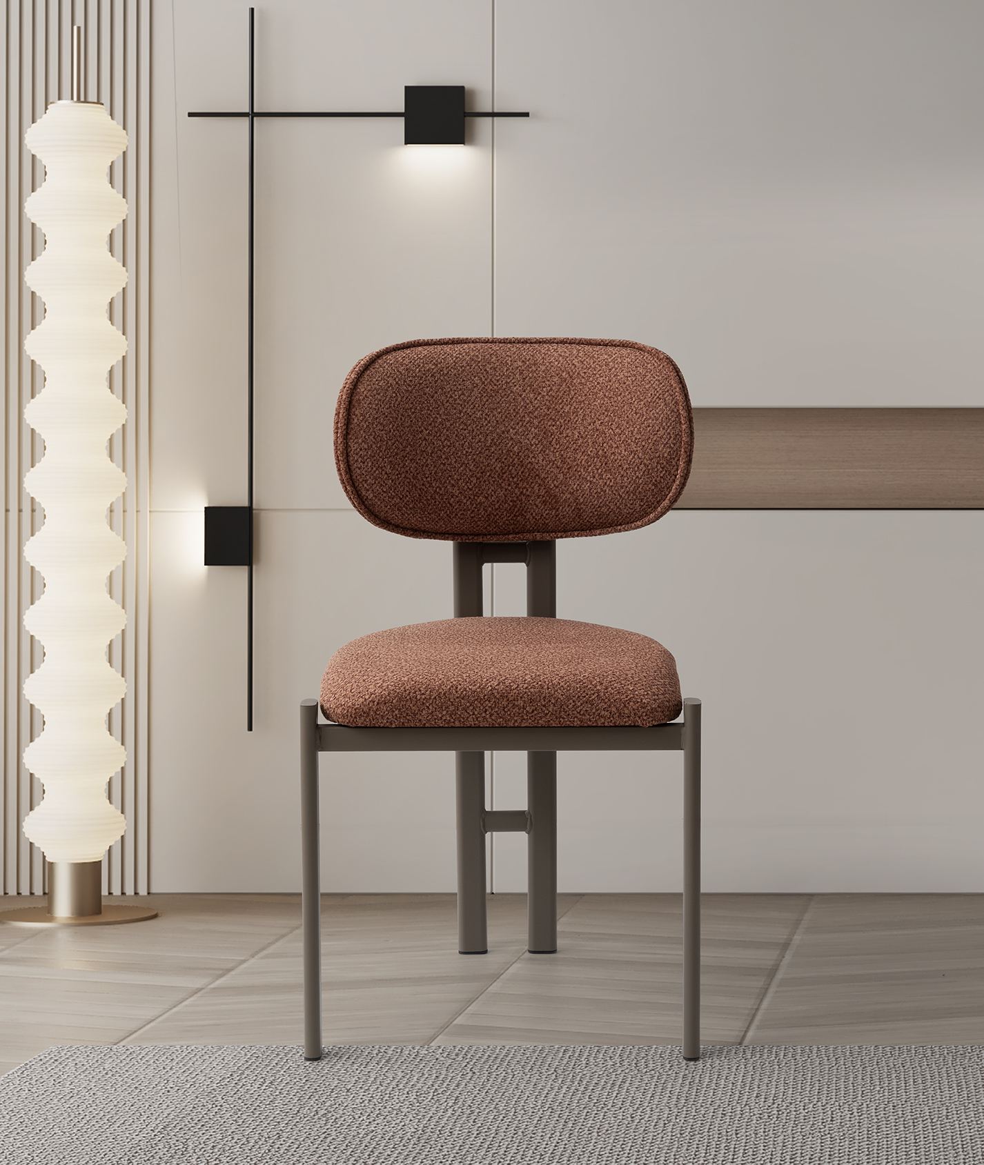 Stolička Muriz - 4964, tehlová